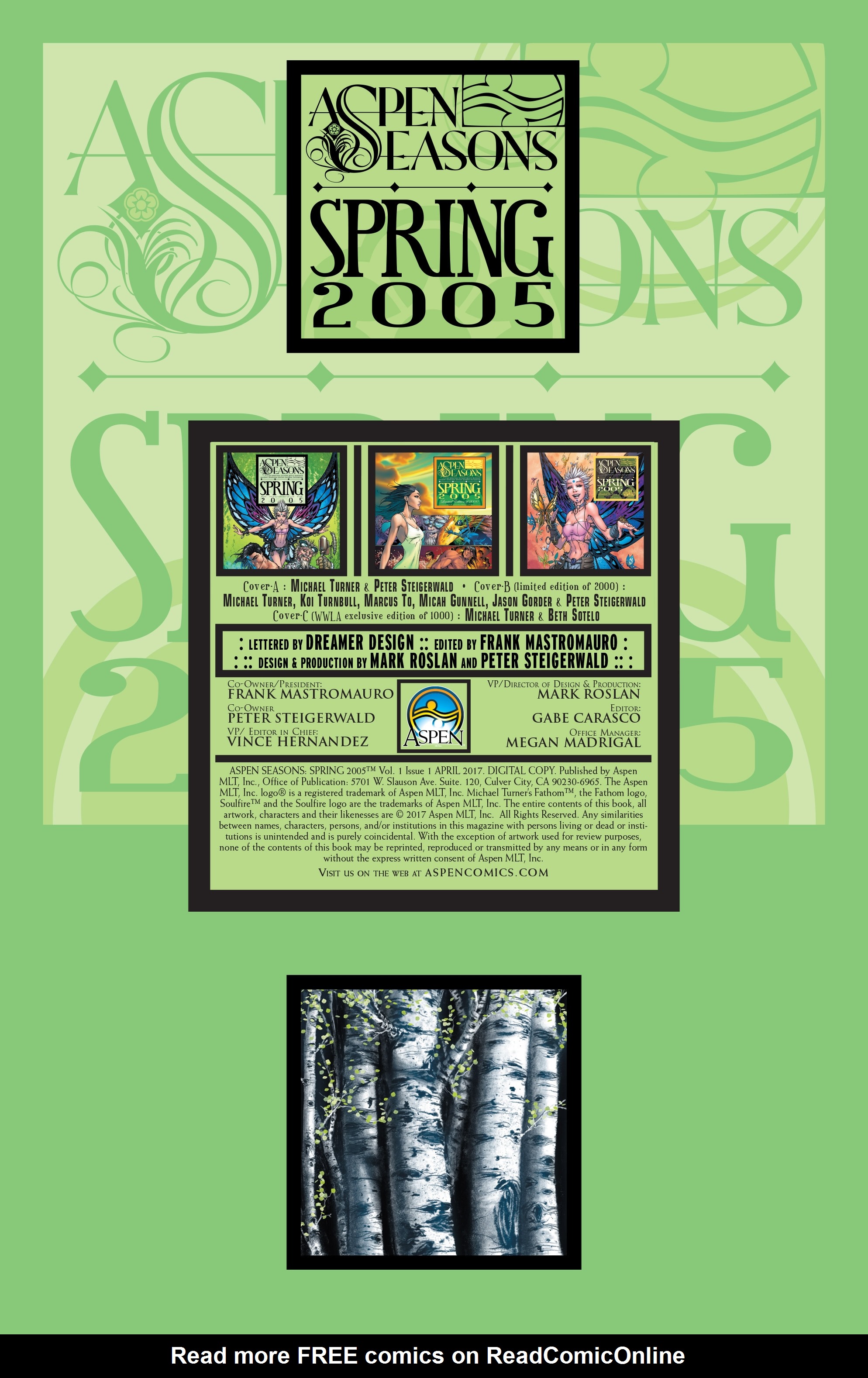 Read online Aspen Seasons comic -  Issue # Issue Spring 2005 - 2