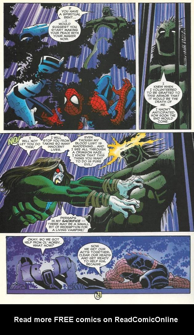 Read online Spider-Man (1990) comic -  Issue #80 - Blood Simple - 22