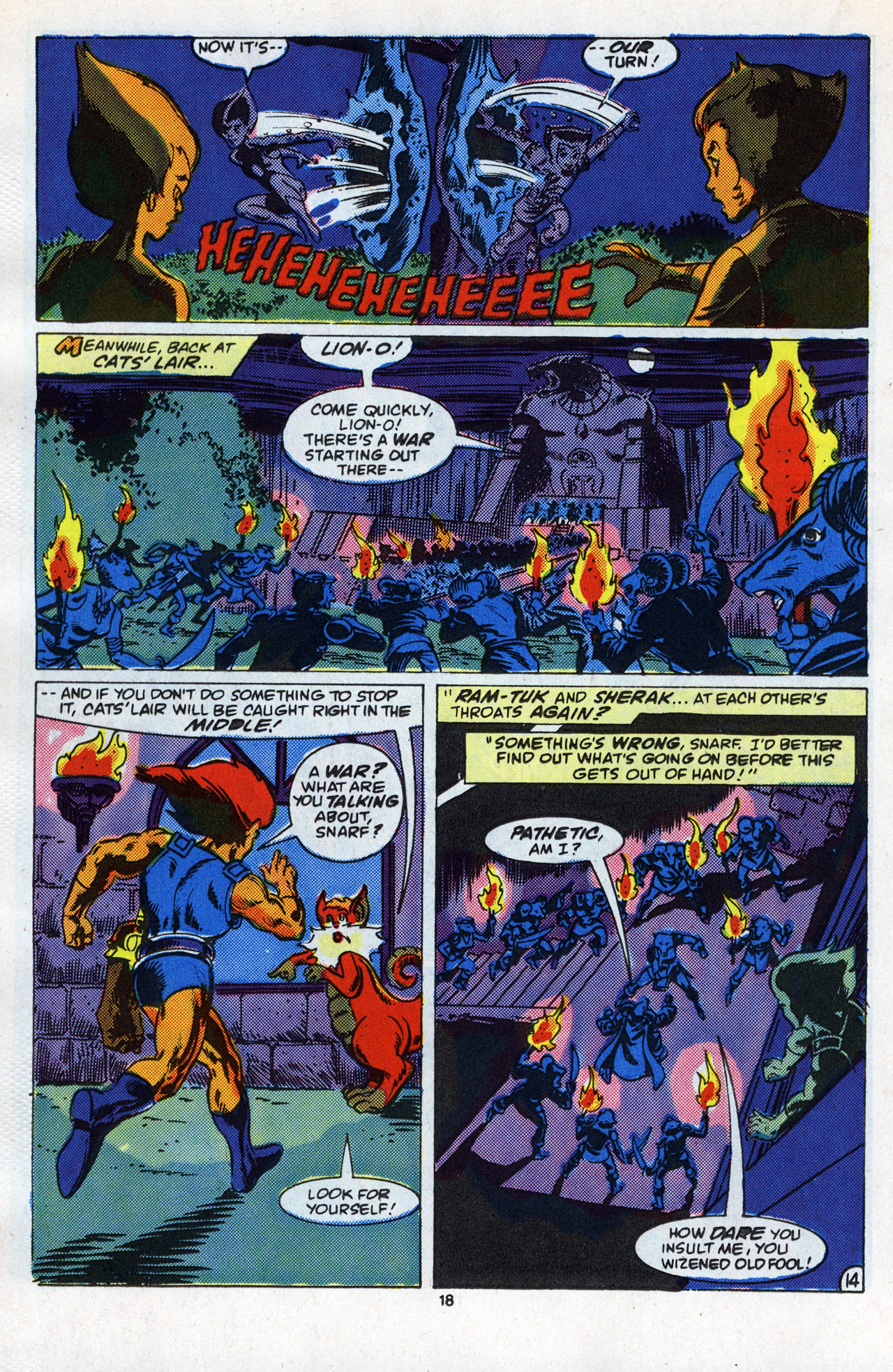 Read online ThunderCats (1985) comic -  Issue #24 - 20