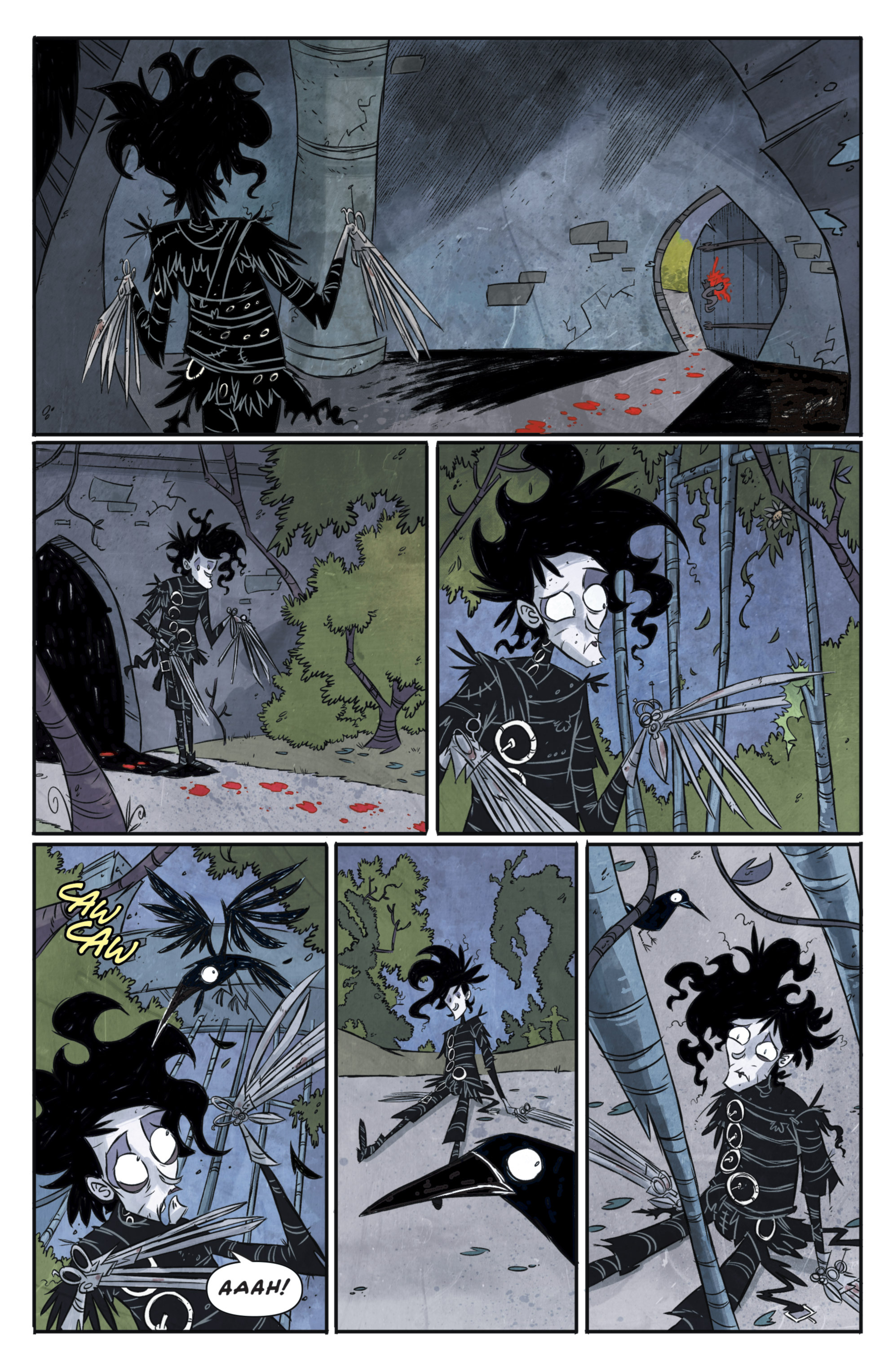 Read online Edward Scissorhands comic -  Issue #2 - 8