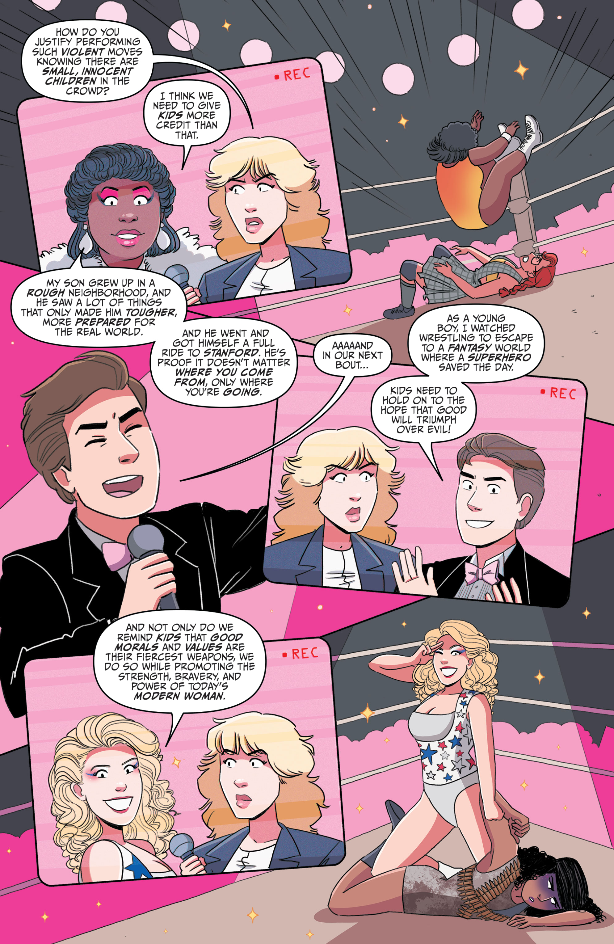 Read online GLOW vs the Babyface comic -  Issue #4 - 16