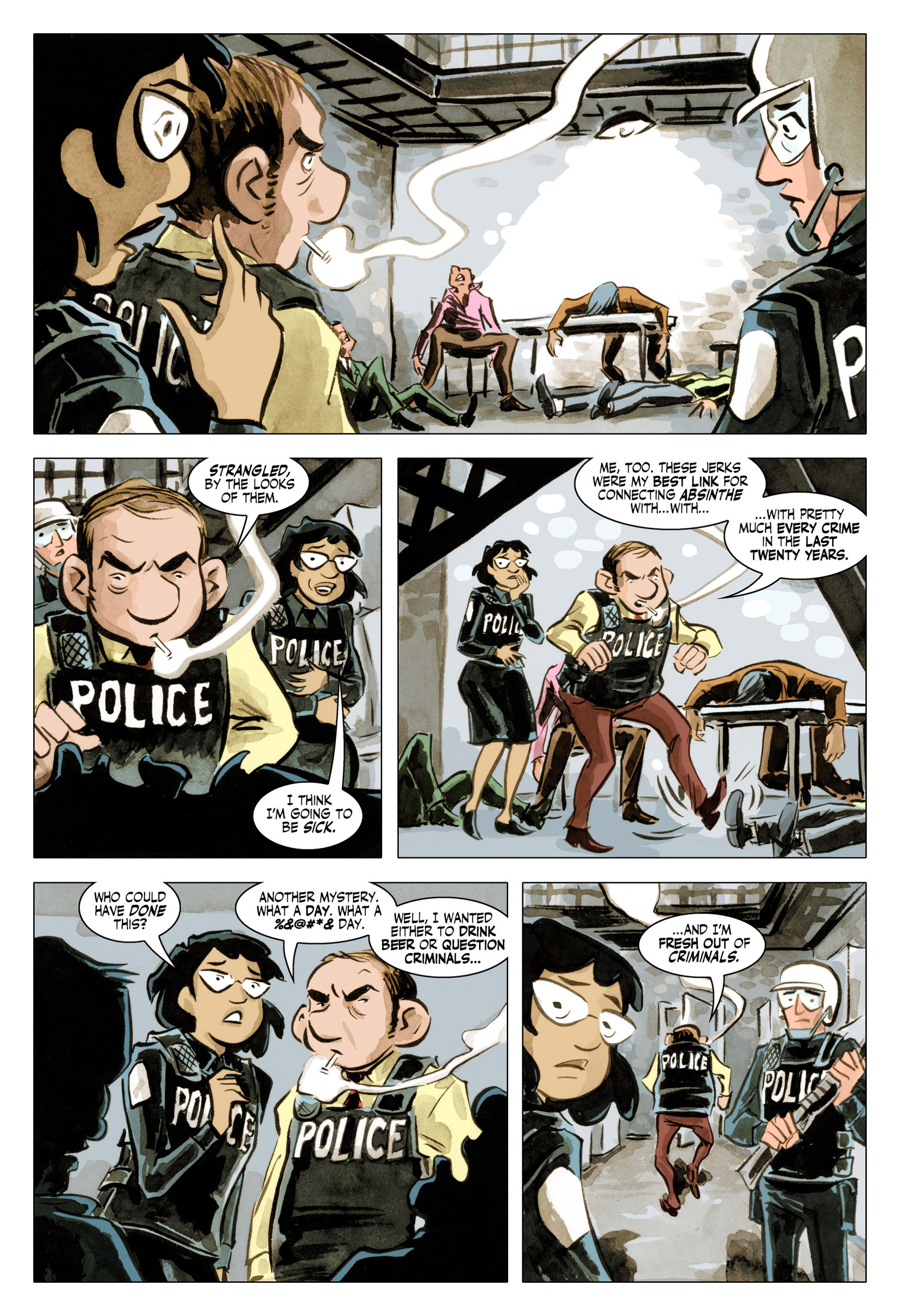 Read online Bandette (2012) comic -  Issue #6 - 16