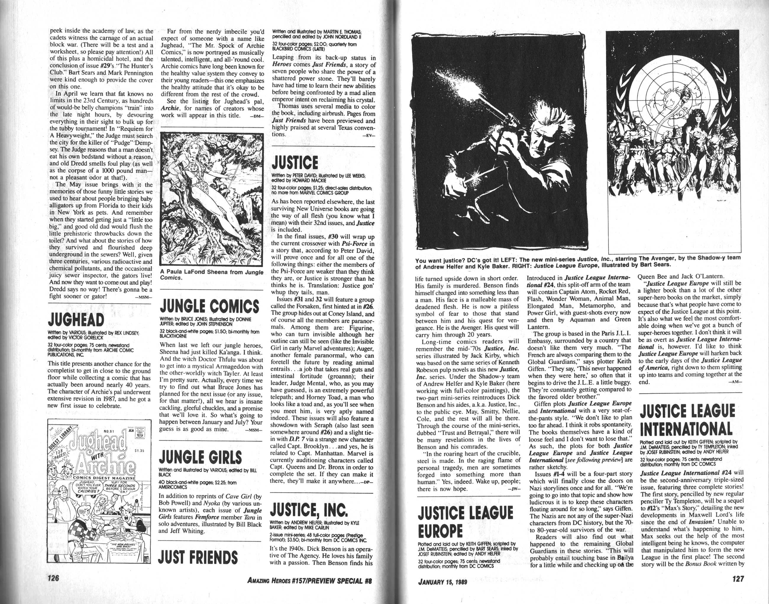 Read online Amazing Heroes comic -  Issue #157 - 64