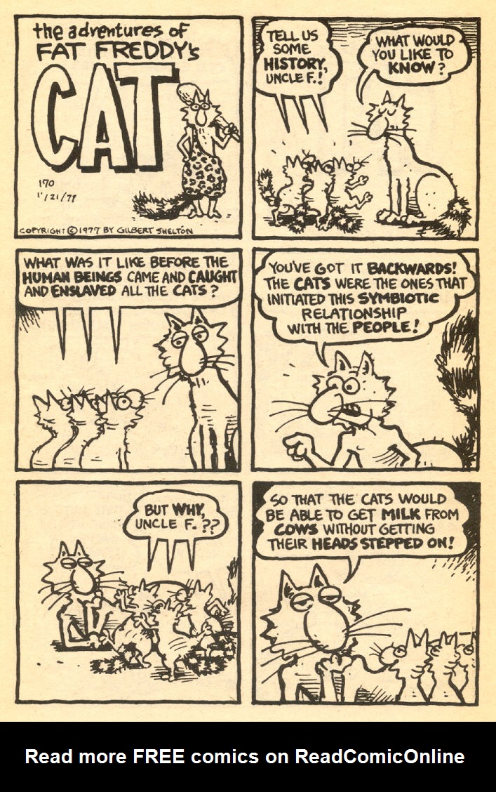 Adventures Of Fat Freddy S Cat Issue 4 | Read Adventures Of Fat Freddy
