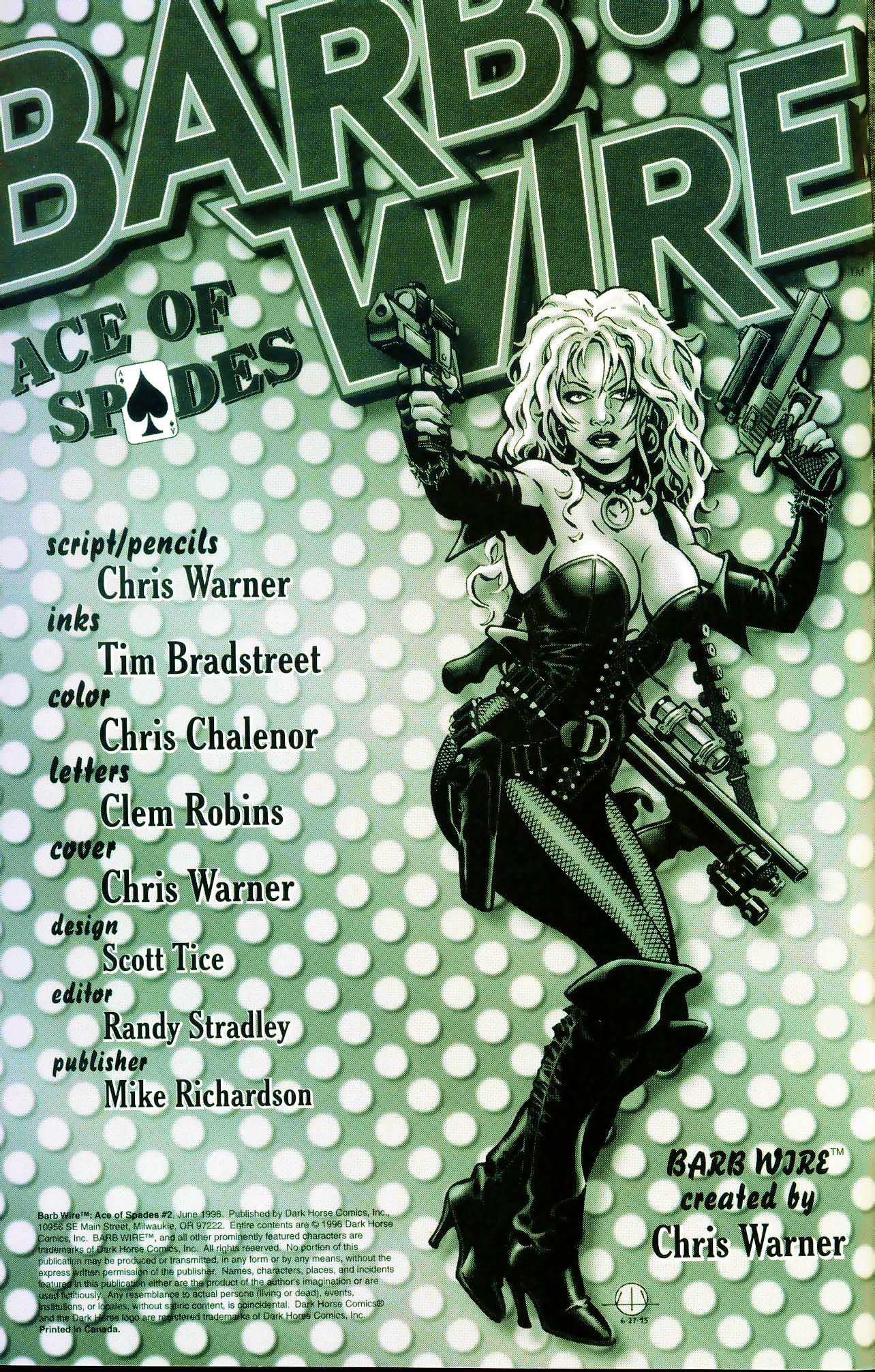 Read online Barb Wire: Ace of Spades comic -  Issue #2 - 2
