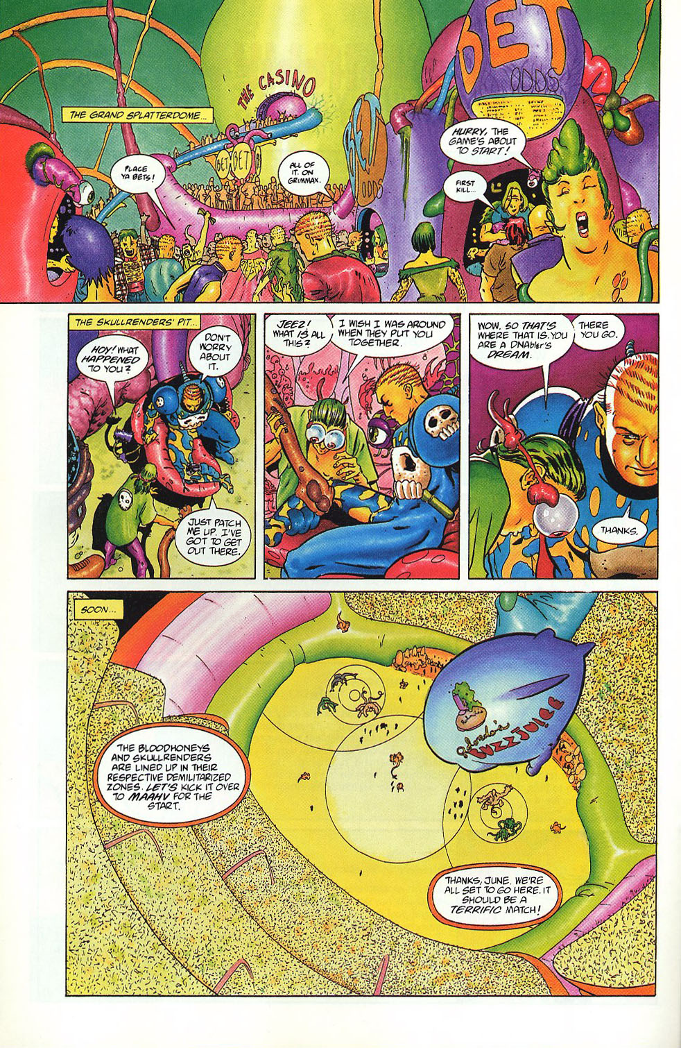 Read online Warriors of Plasm comic -  Issue #9 - 11