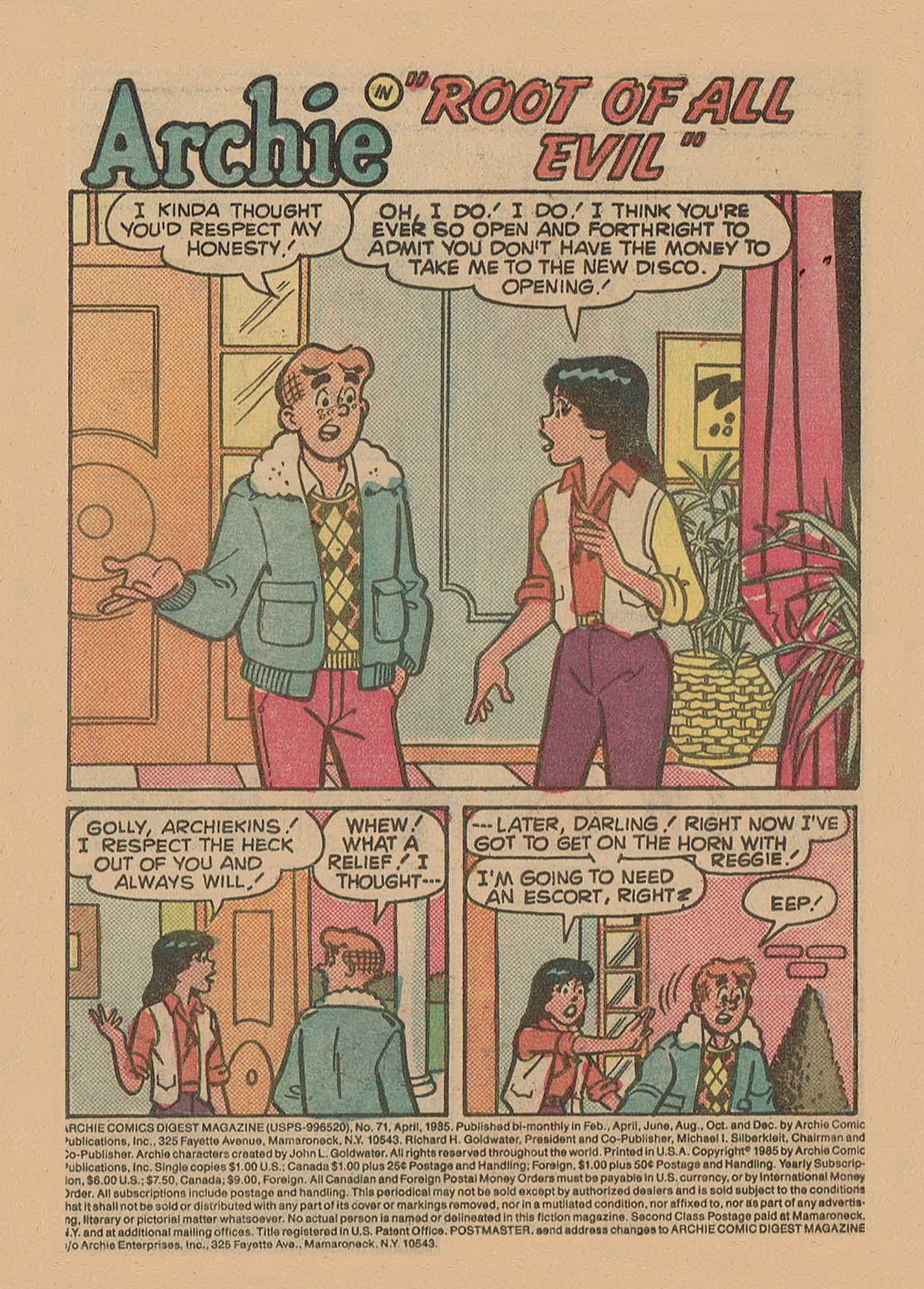 Read online Archie Digest Magazine comic -  Issue #71 - 3