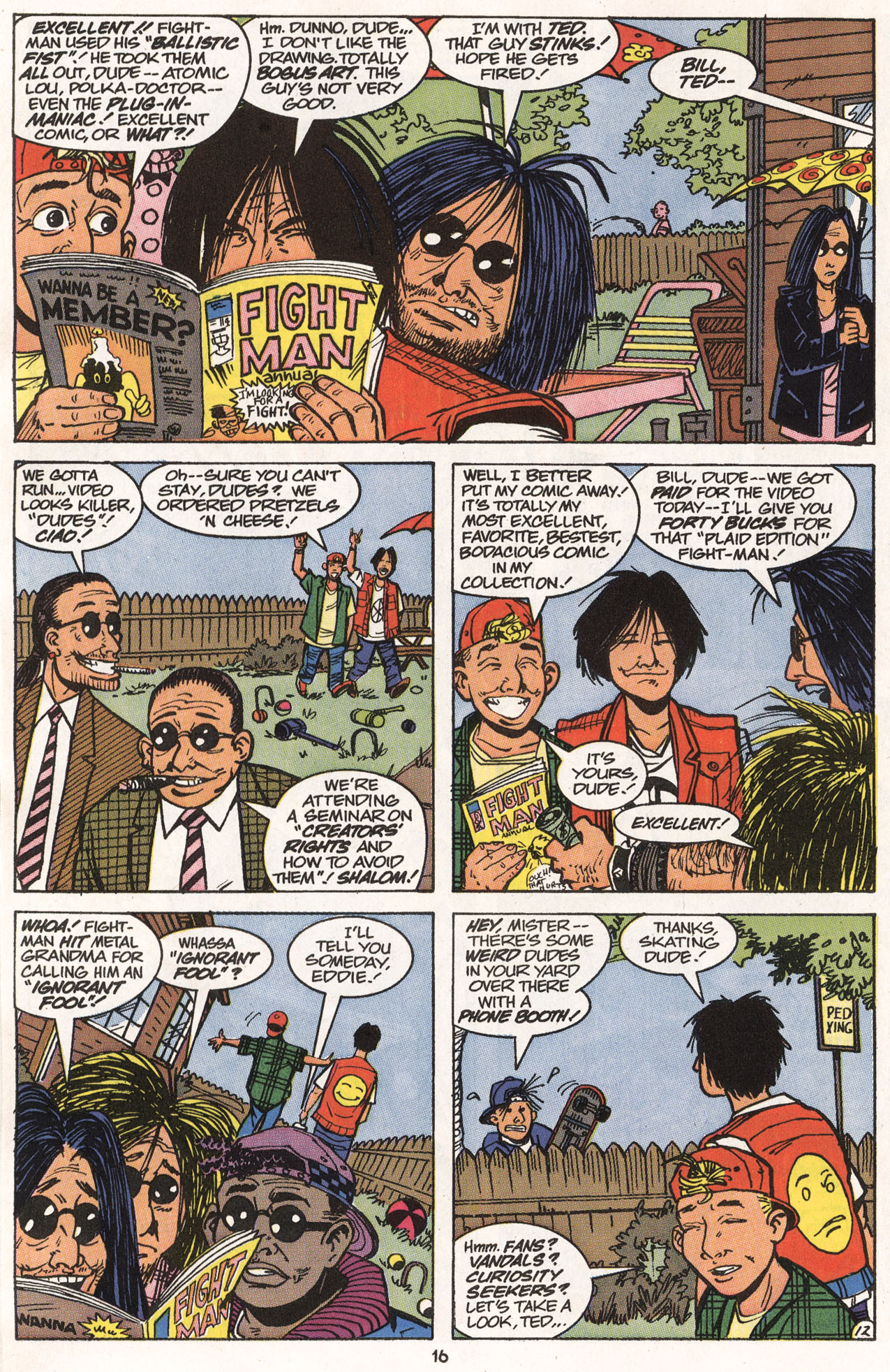 Read online Bill & Ted's Excellent Comic Book comic -  Issue #5 - 16