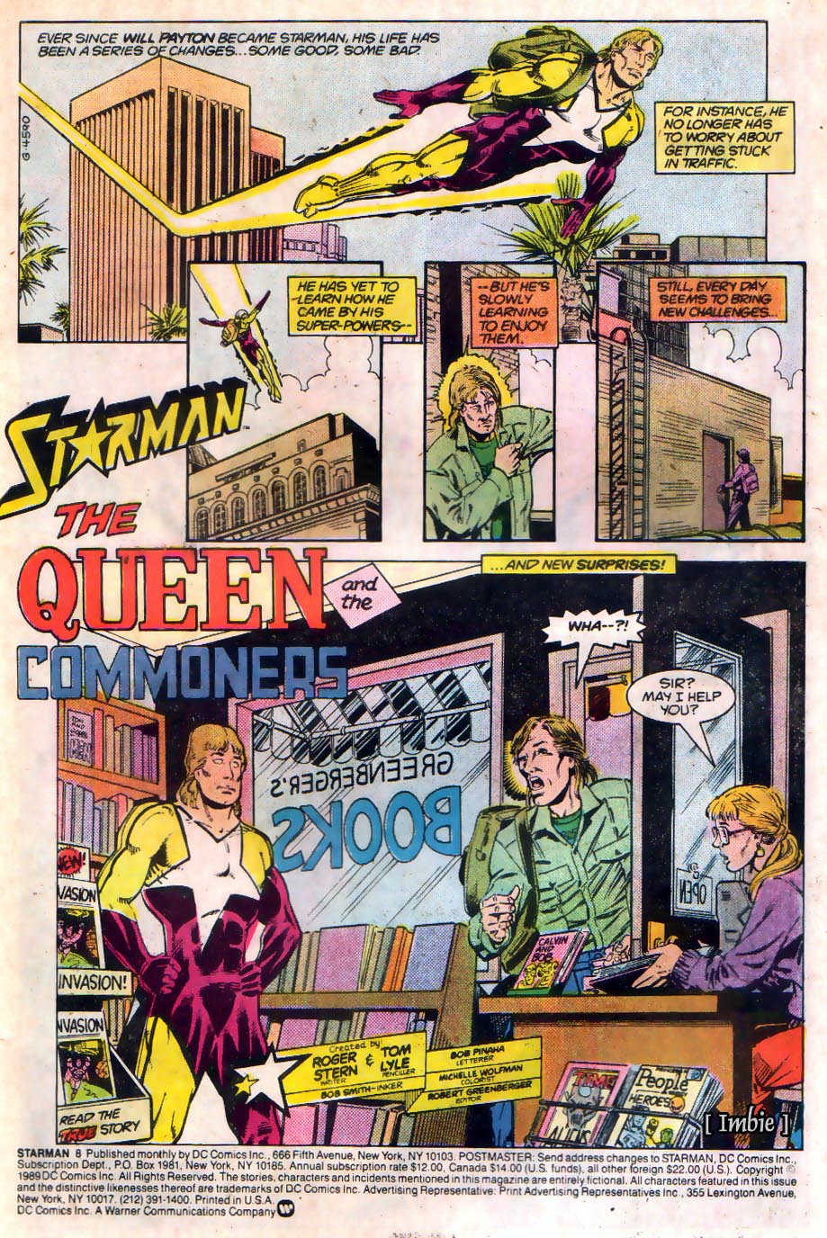 Read online Starman (1988) comic -  Issue #8 - 2