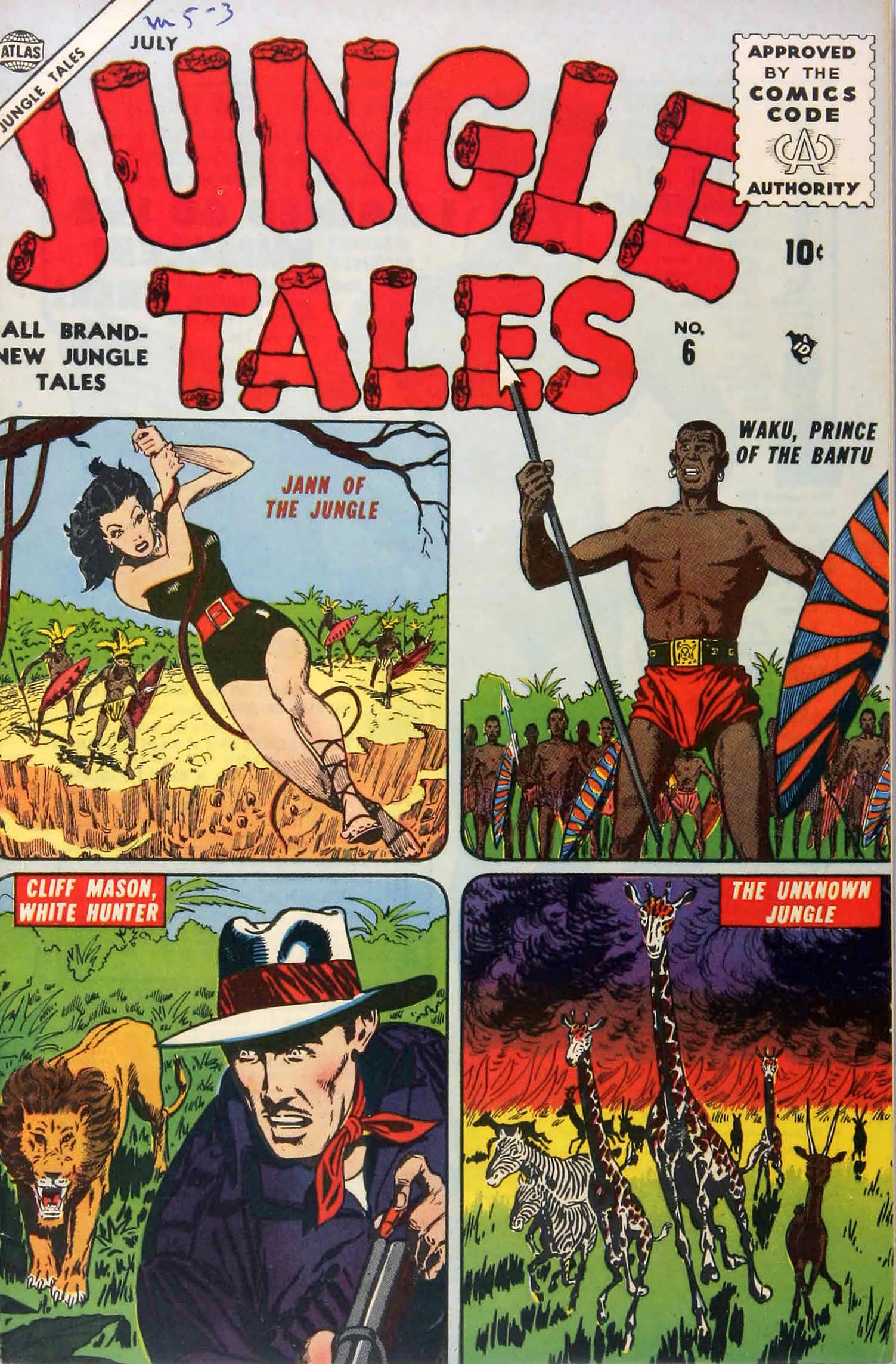 Read online Jungle Tales comic -  Issue #6 - 1