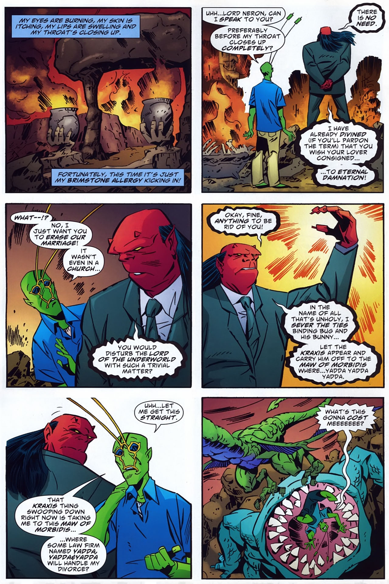 Read online Ambush Bug: Year None comic -  Issue #3 - 7