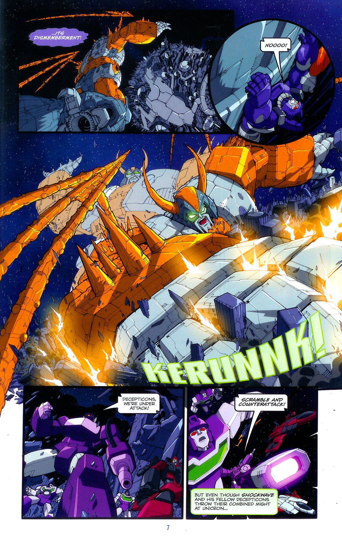 Read online The Transformers: The Animated Movie comic -  Issue #4 - 9