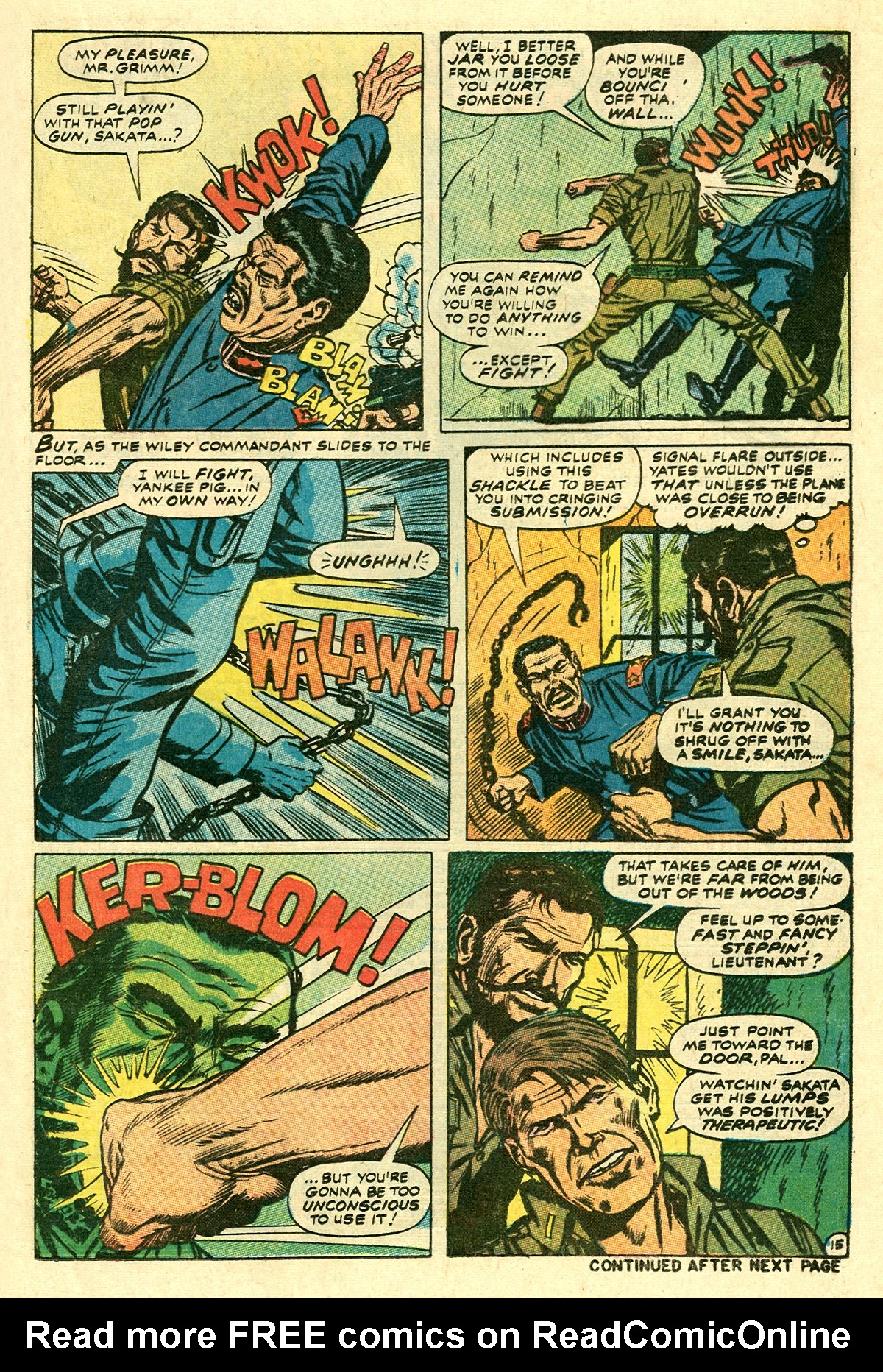 Read online Captain Savage and his Leatherneck Raiders comic -  Issue #7 - 21