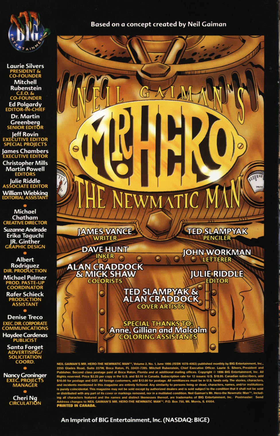 Read online Neil Gaiman's Mr. Hero - The Newmatic Man (1996) comic -  Issue # Full - 2