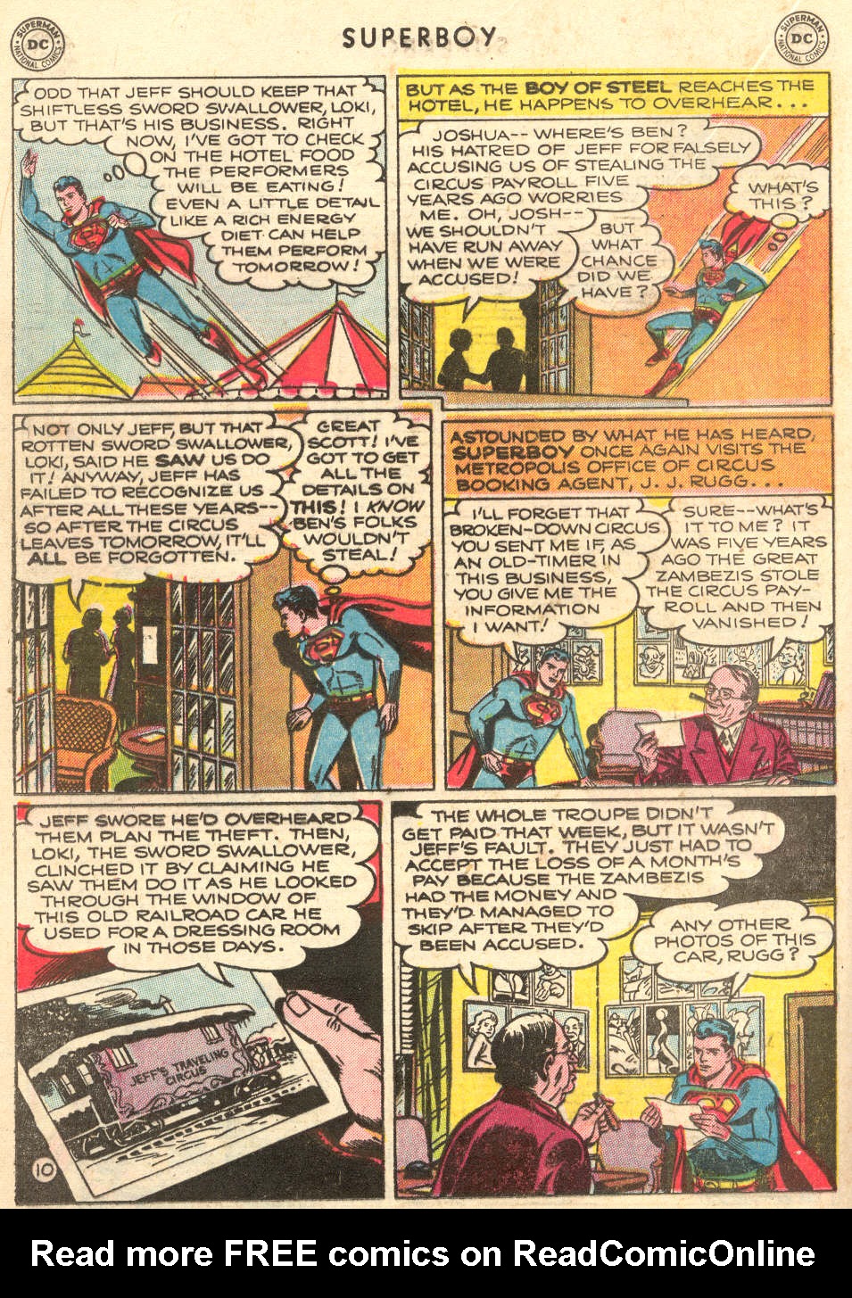 Read online Superboy (1949) comic -  Issue #16 - 23