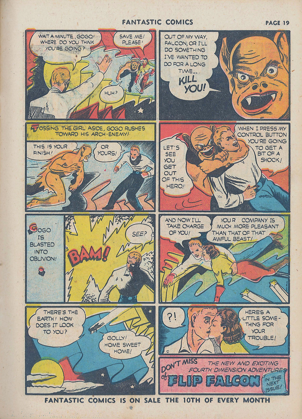 Read online Fantastic Comics comic -  Issue #16 - 21