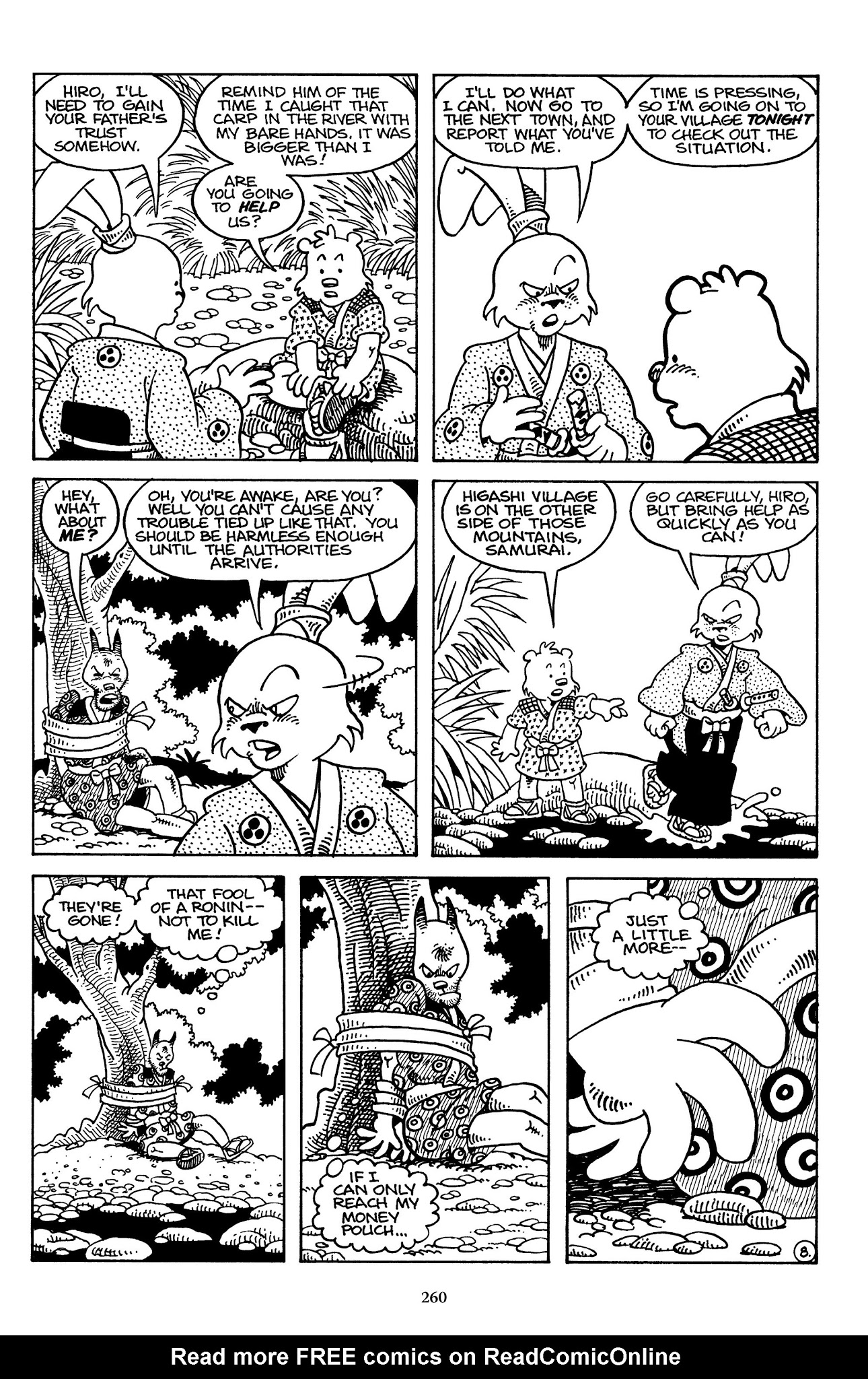 Read online The Usagi Yojimbo Saga comic -  Issue # TPB 1 - 255