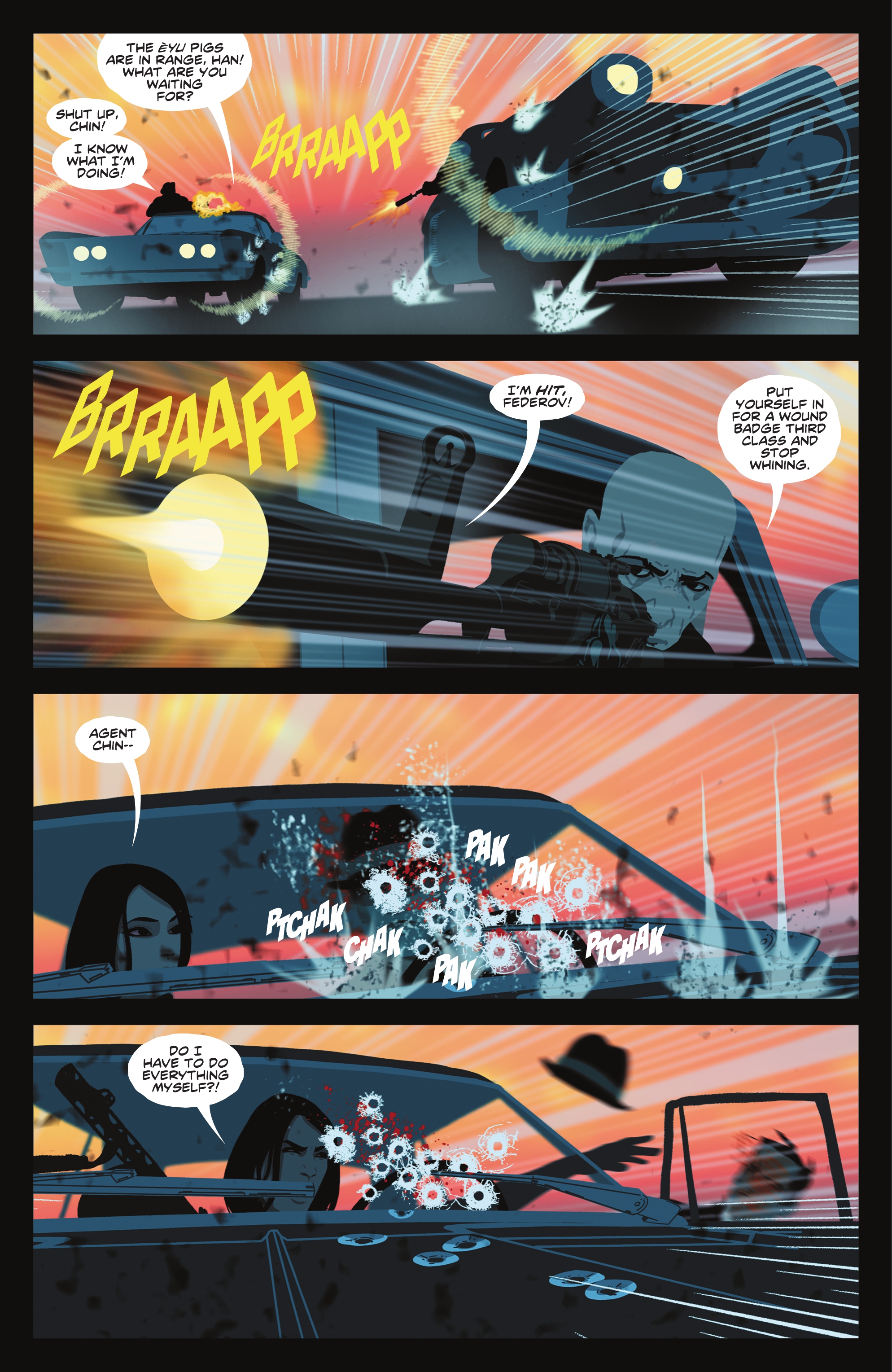 Read online Spy Hunter & Paper Boy comic -  Issue #6 - 14