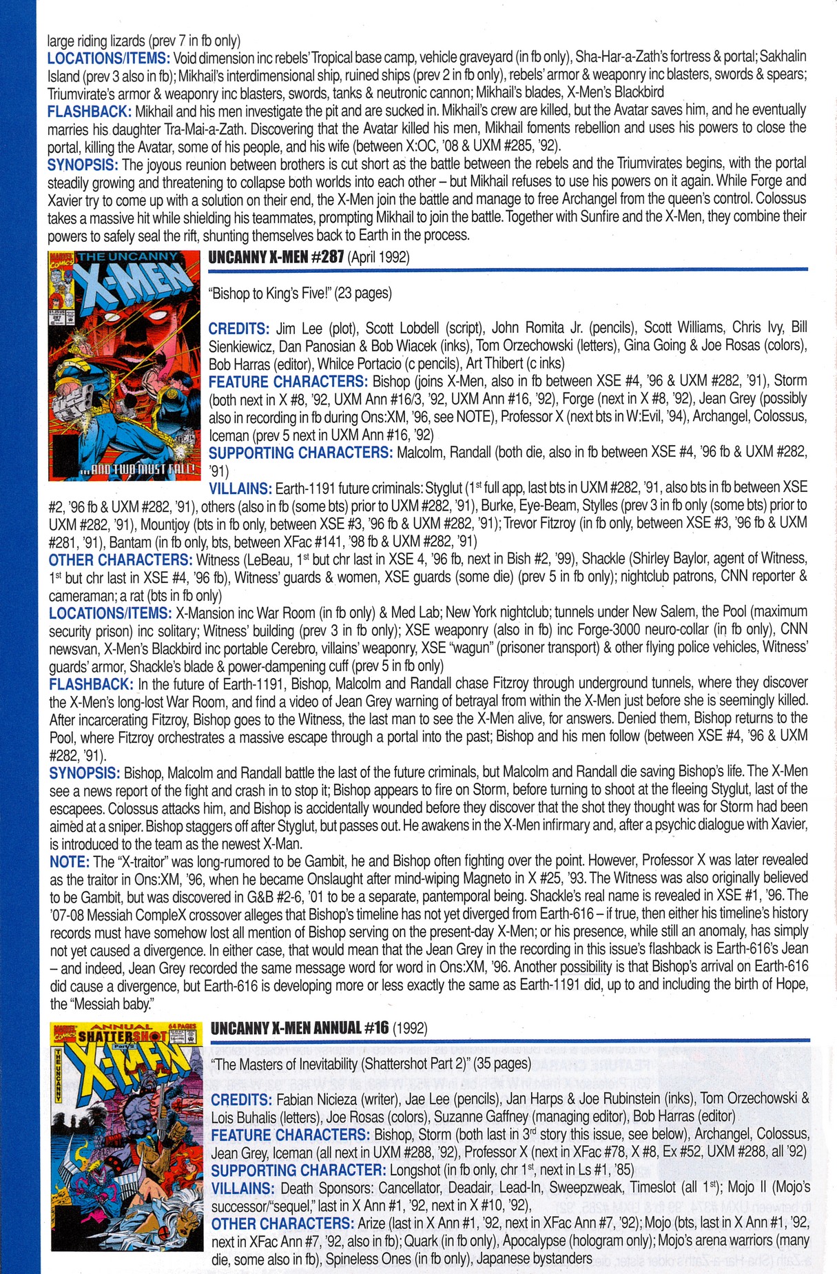 Read online Official Index to the Marvel Universe comic -  Issue #7 - 56