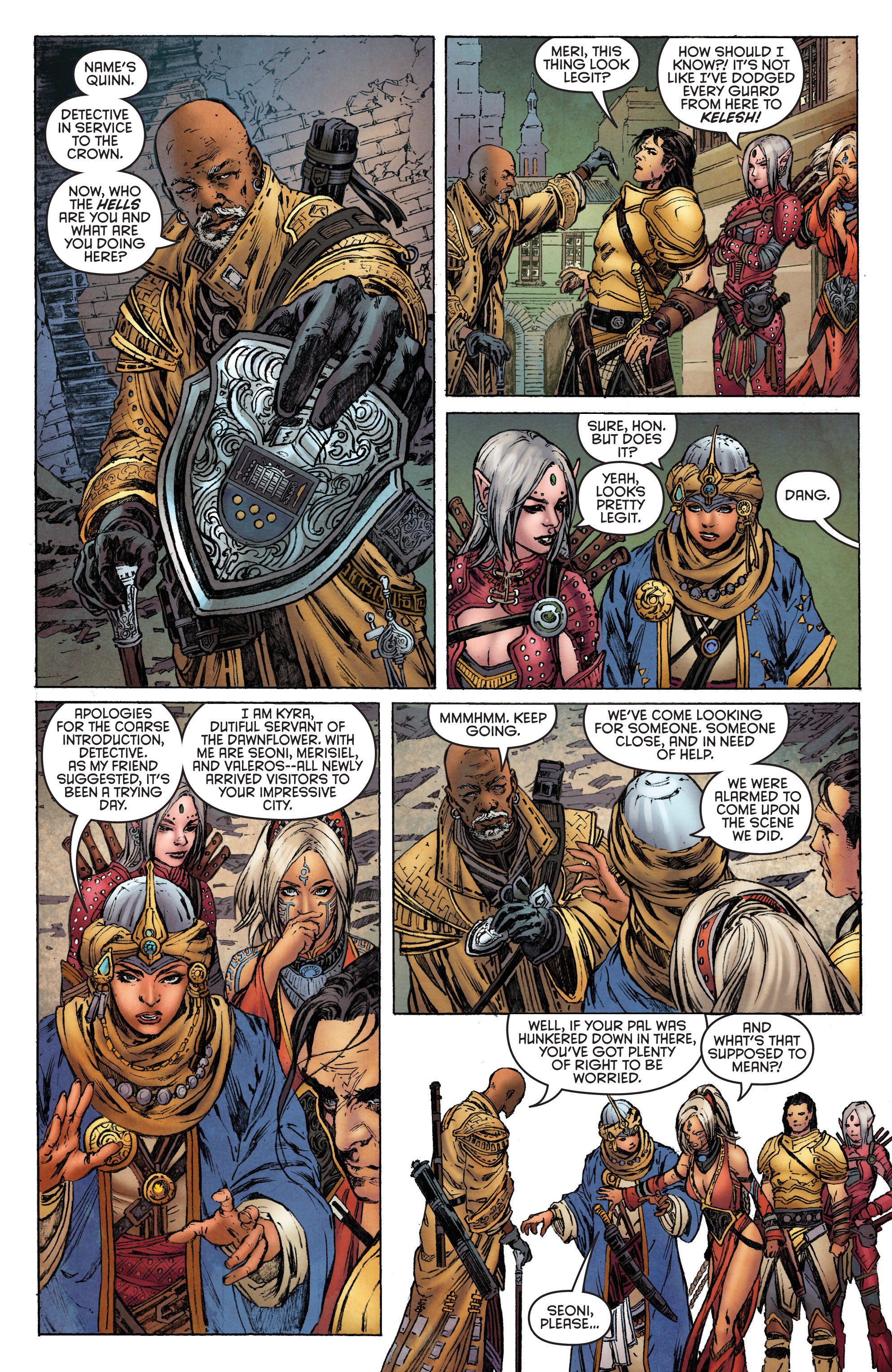 Read online Pathfinder: Runescars comic -  Issue #1 - 13