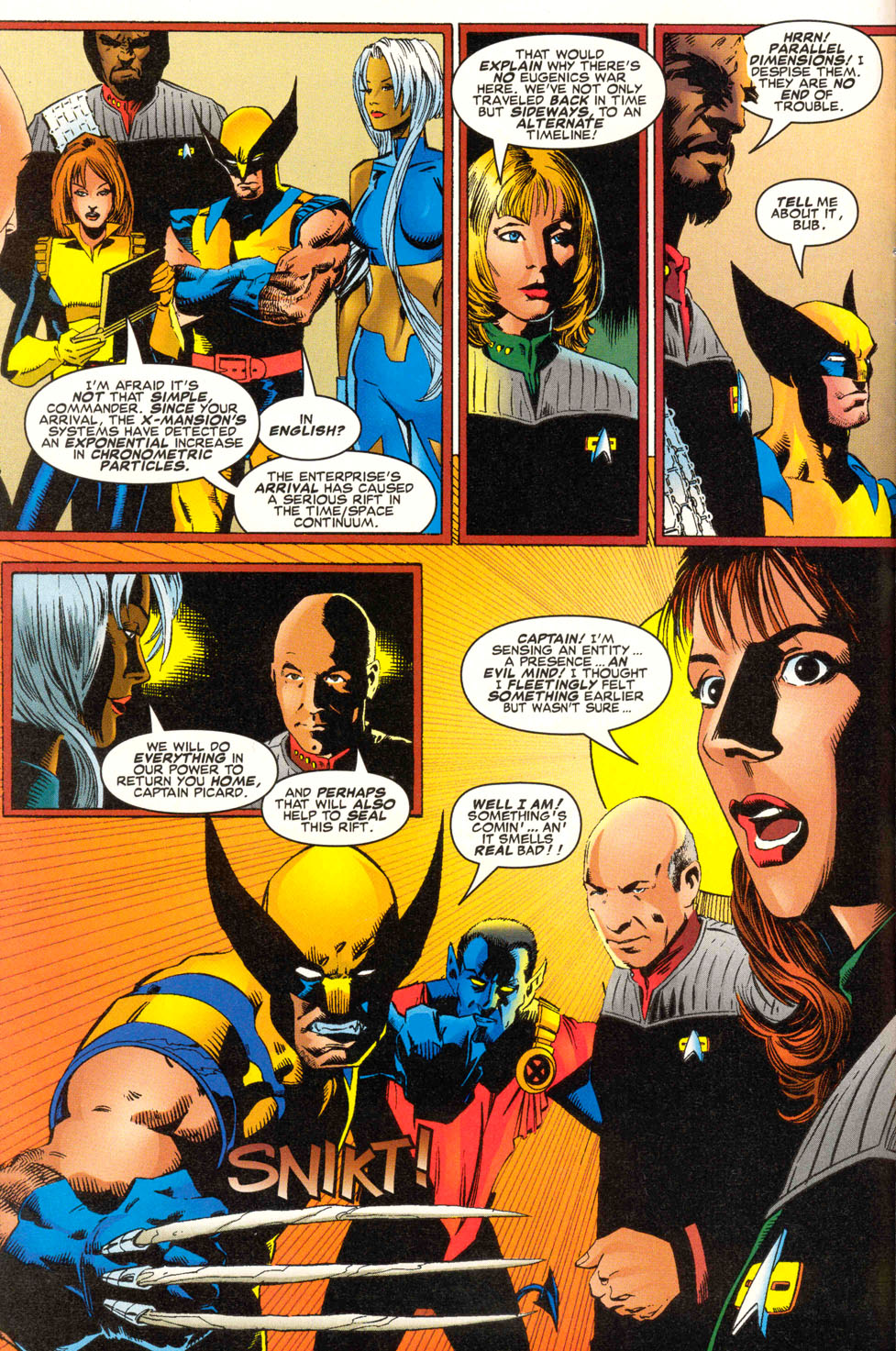 Star Trek: The Next Generation/X-Men: Second Contact issue Full - Page 19