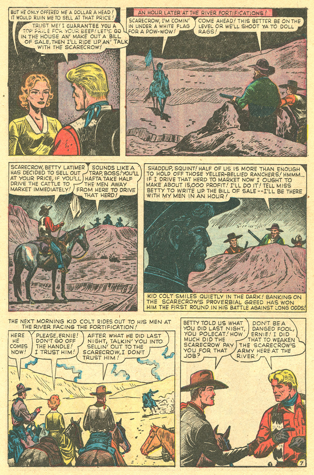 Read online Kid Colt Outlaw comic -  Issue #5 - 9