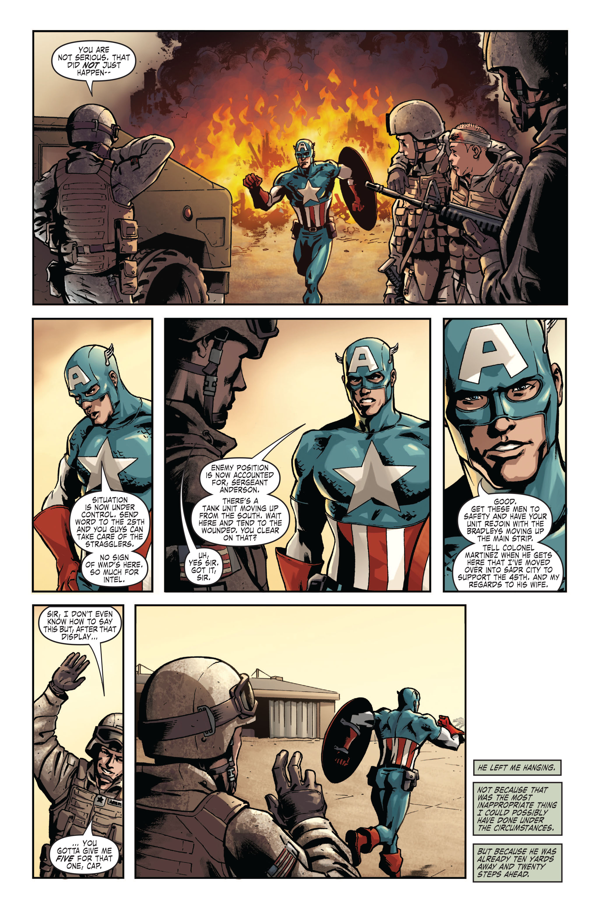 Captain America Theater of War: To Soldier On Full Page 12