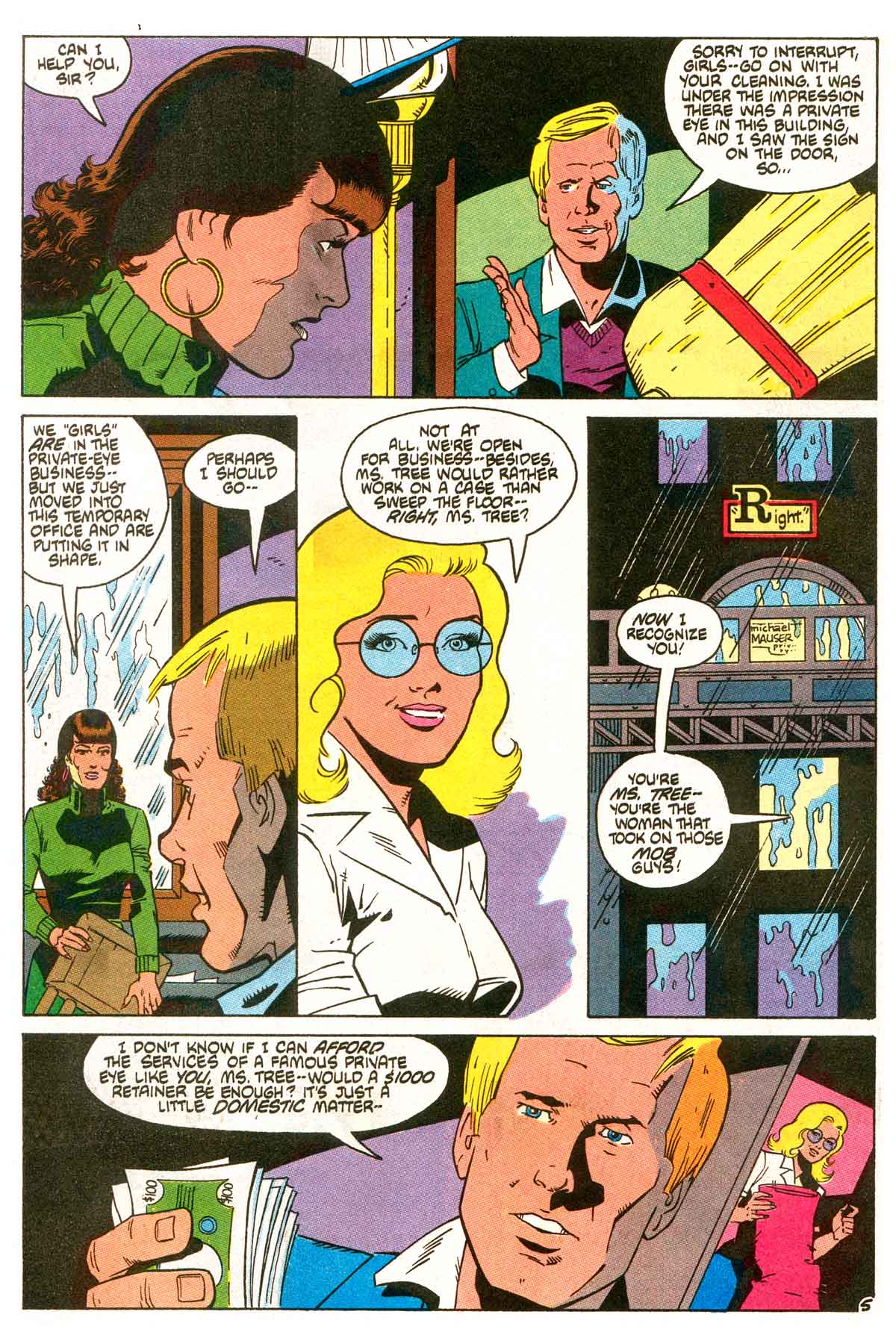 Read online The P.I.'s: Michael Mauser and Ms. Tree comic -  Issue #1 - 7