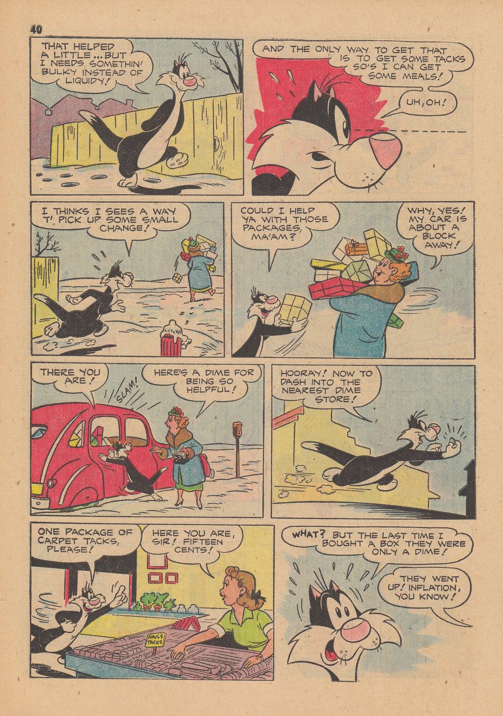 Read online Bugs Bunny's Christmas Funnies comic -  Issue # TPB 2 - 42