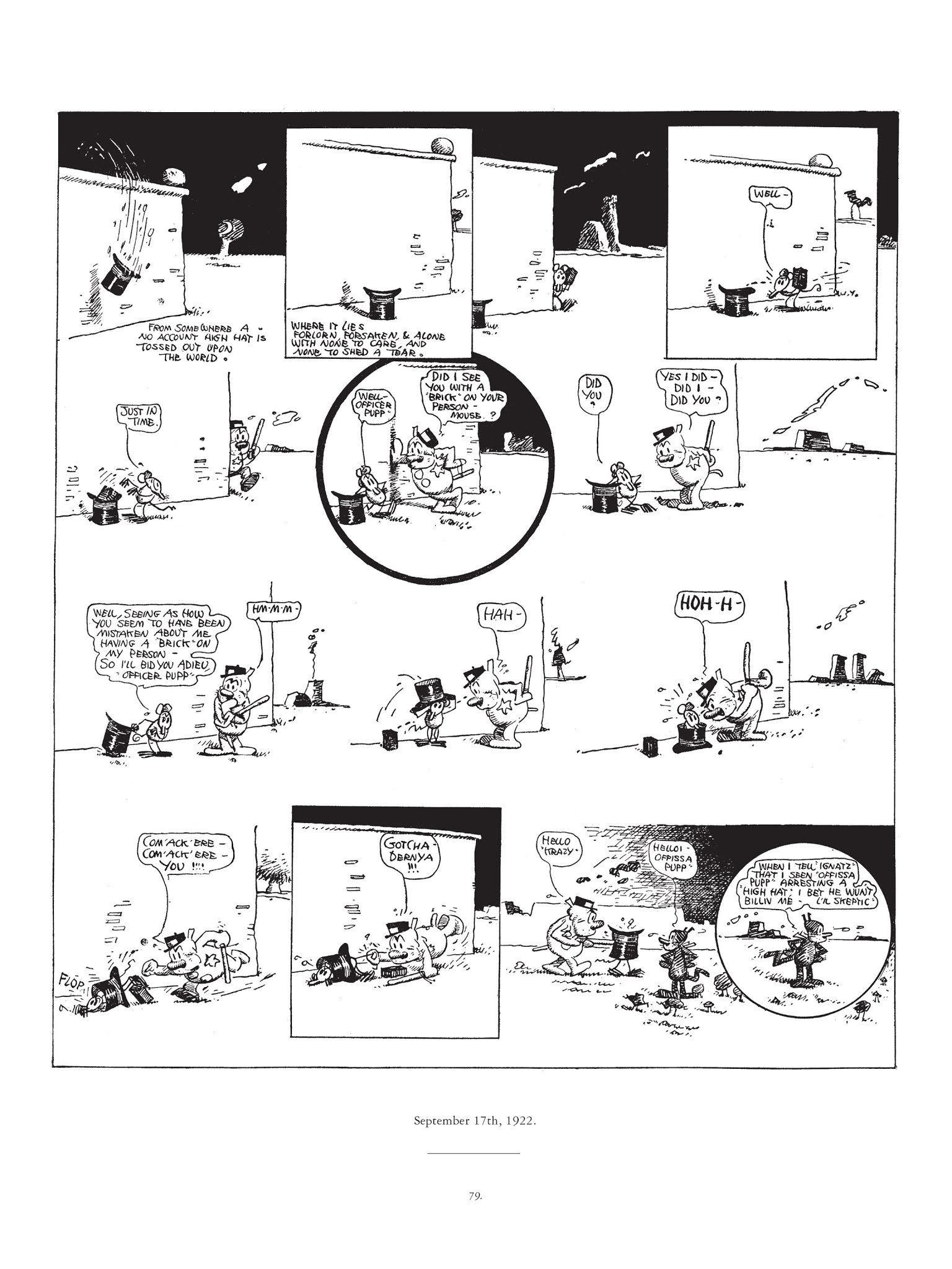 Read online Krazy & Ignatz comic -  Issue # TPB 3 - 79
