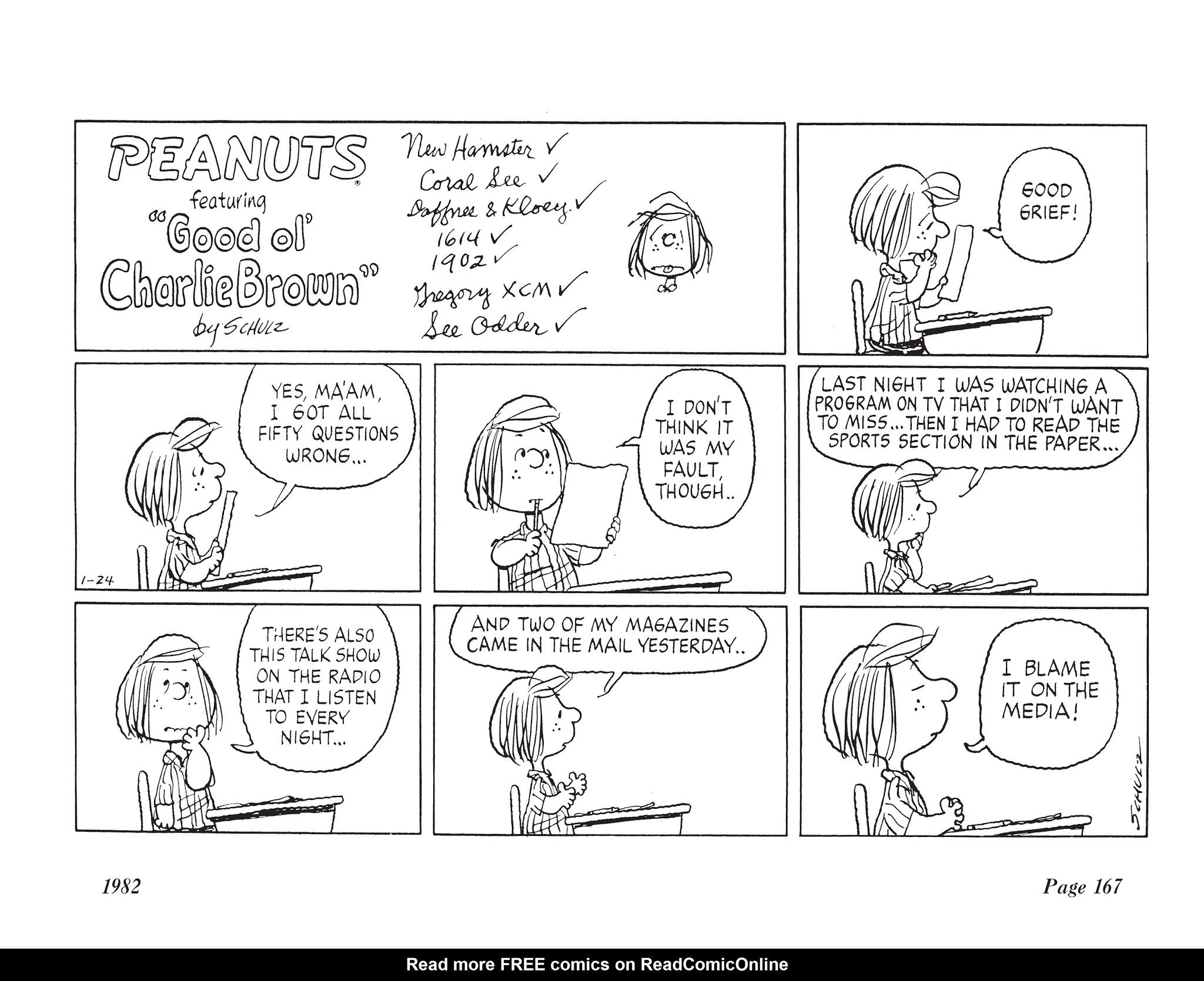 Read online The Complete Peanuts comic -  Issue # TPB 16 - 185