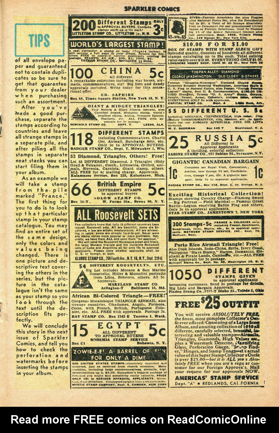 Read online Sparkler Comics comic -  Issue #87 - 19