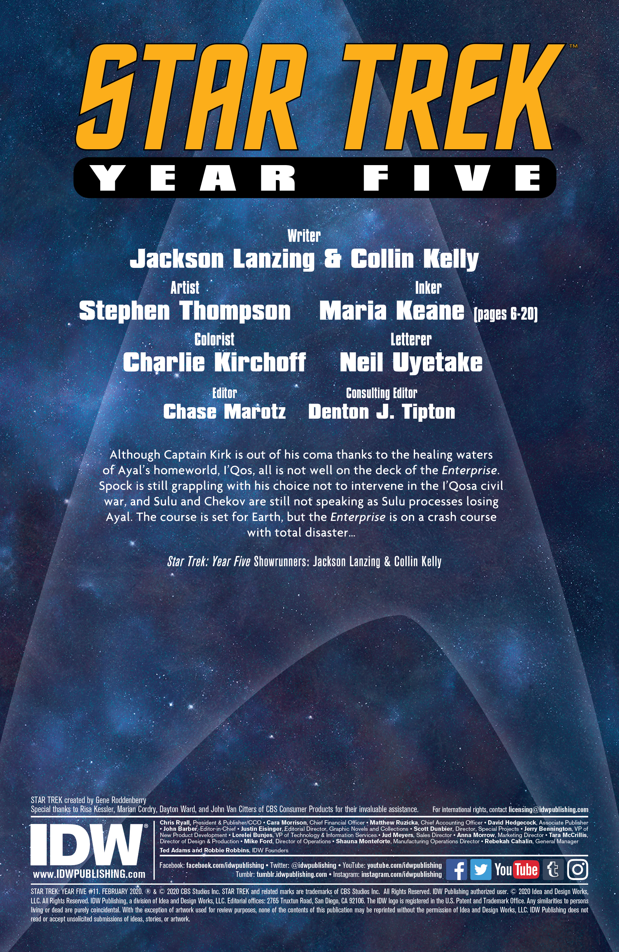 Read online Star Trek: Year Five comic -  Issue #11 - 2