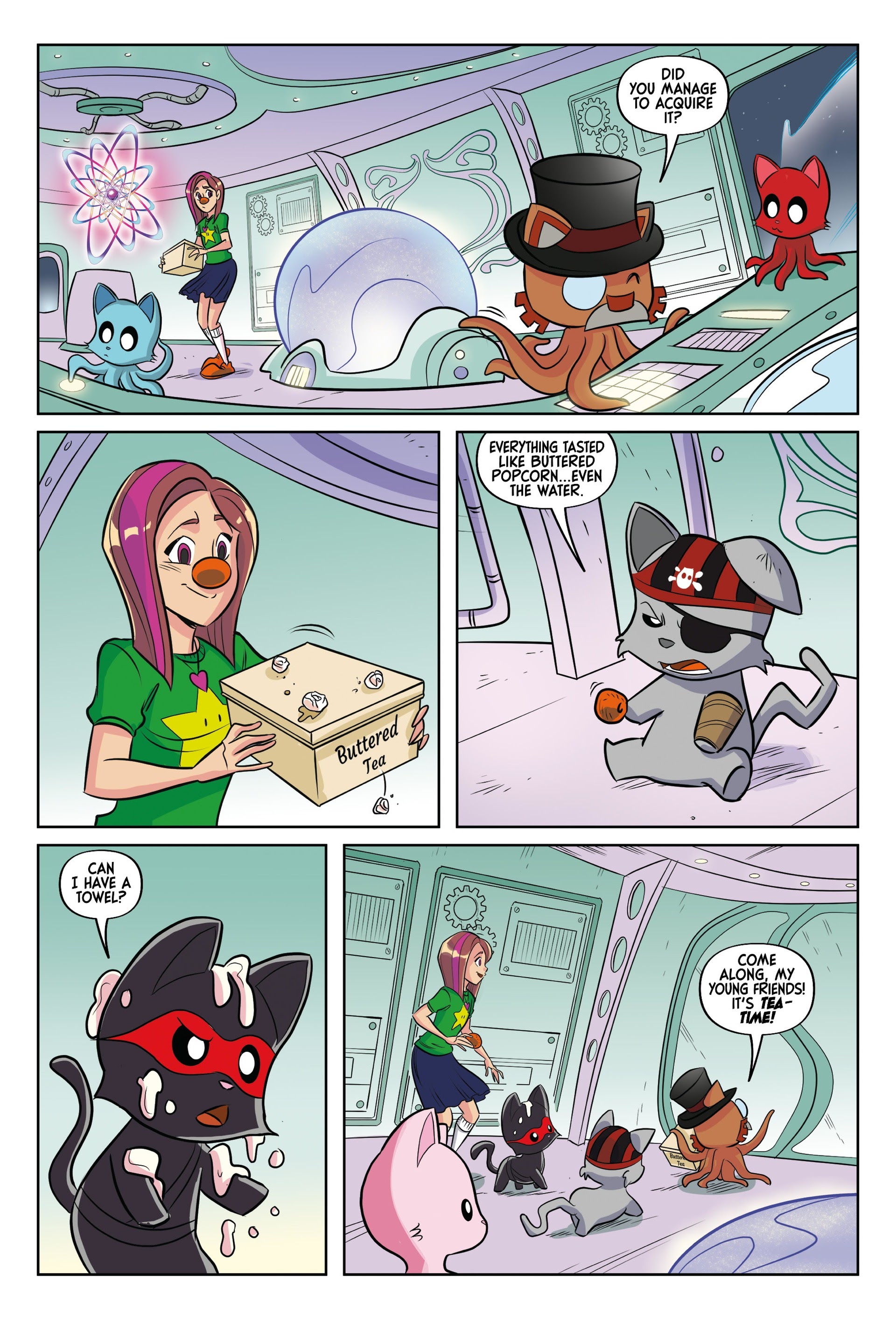 Read online Tentacle Kitty: Tales Around the Teacup comic -  Issue # TPB - 8