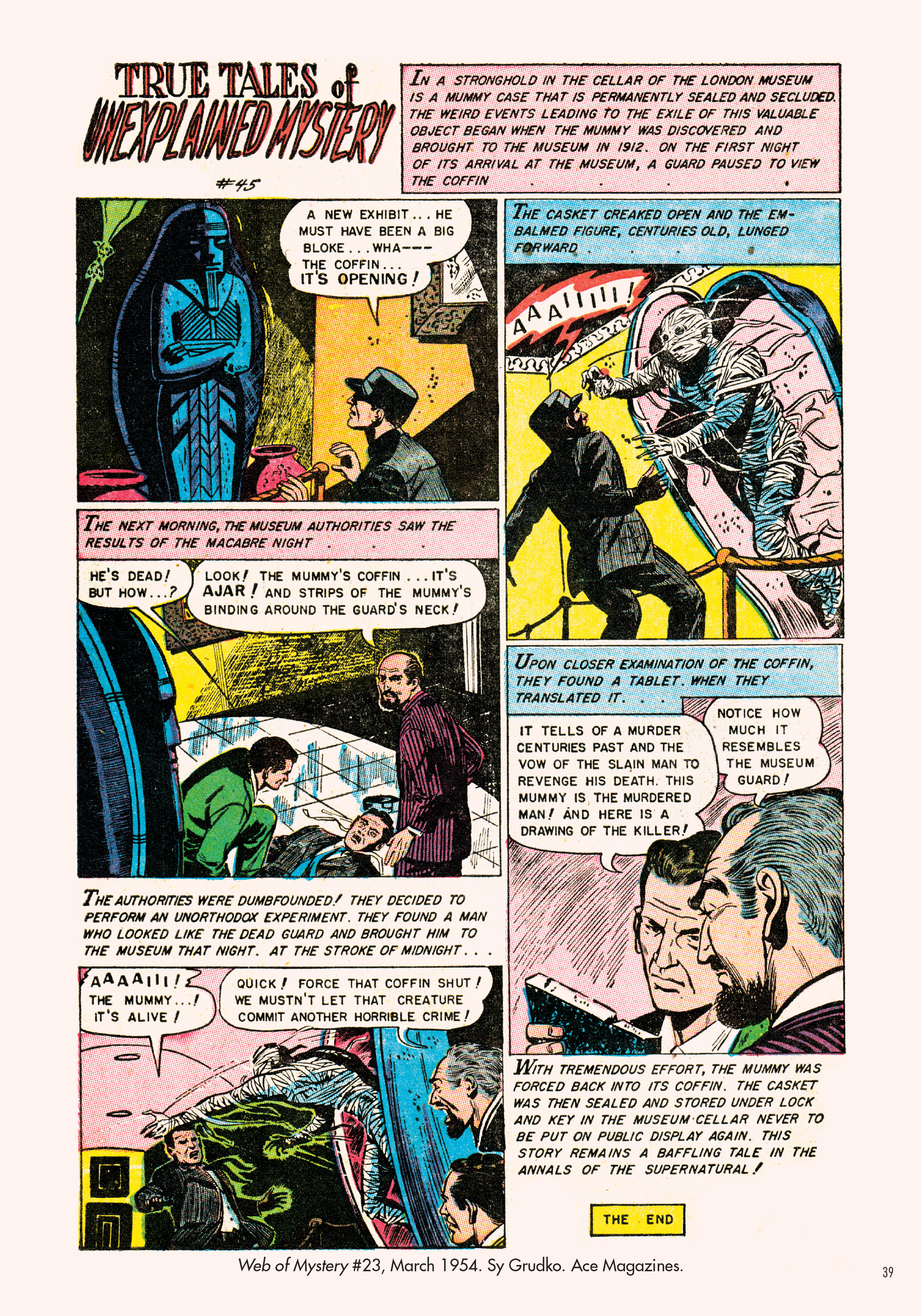 Read online Classic Monsters of Pre-Code Horror Comics: Mummies comic -  Issue # TPB - 39