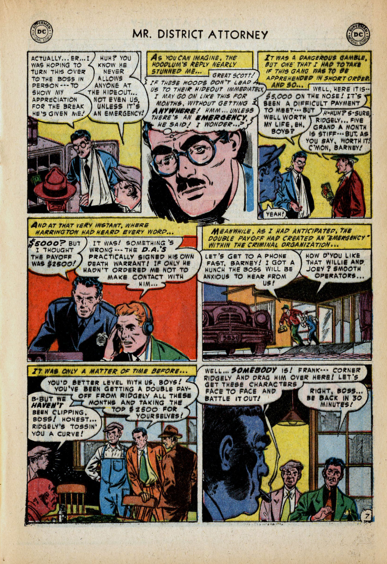 Read online Mr. District Attorney comic -  Issue #36 - 17