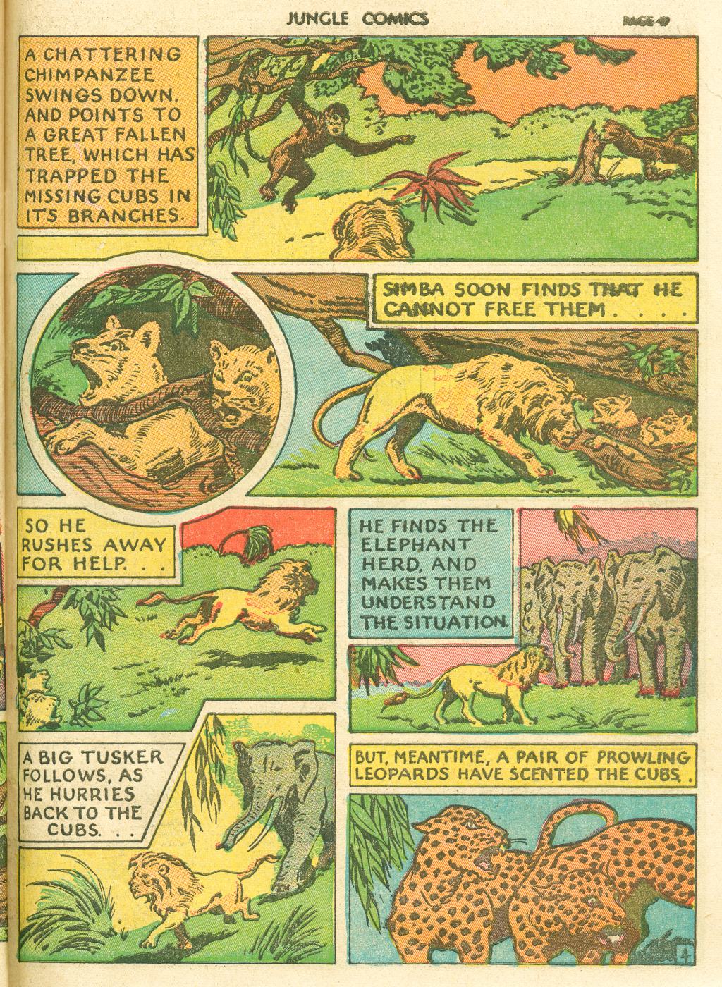 Read online Jungle Comics comic -  Issue #4 - 52