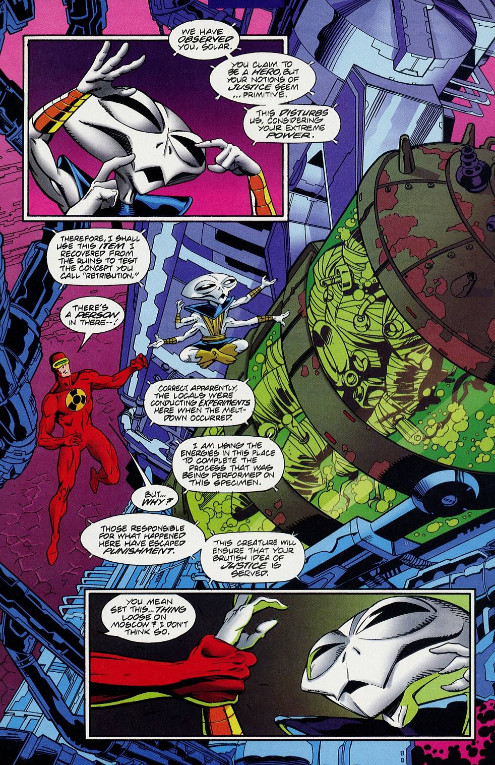 Read online Solar, Man of the Atom comic -  Issue #58 - 7