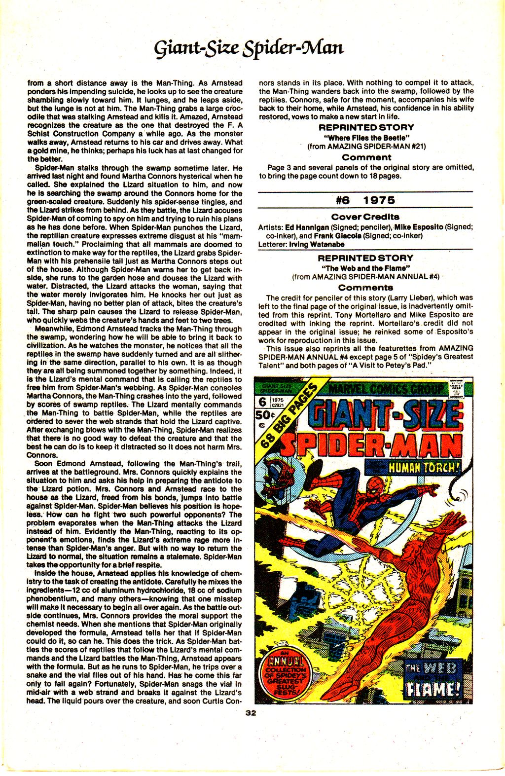 Read online The Official Marvel Index to The Amazing Spider-Man comic -  Issue #6 - 34