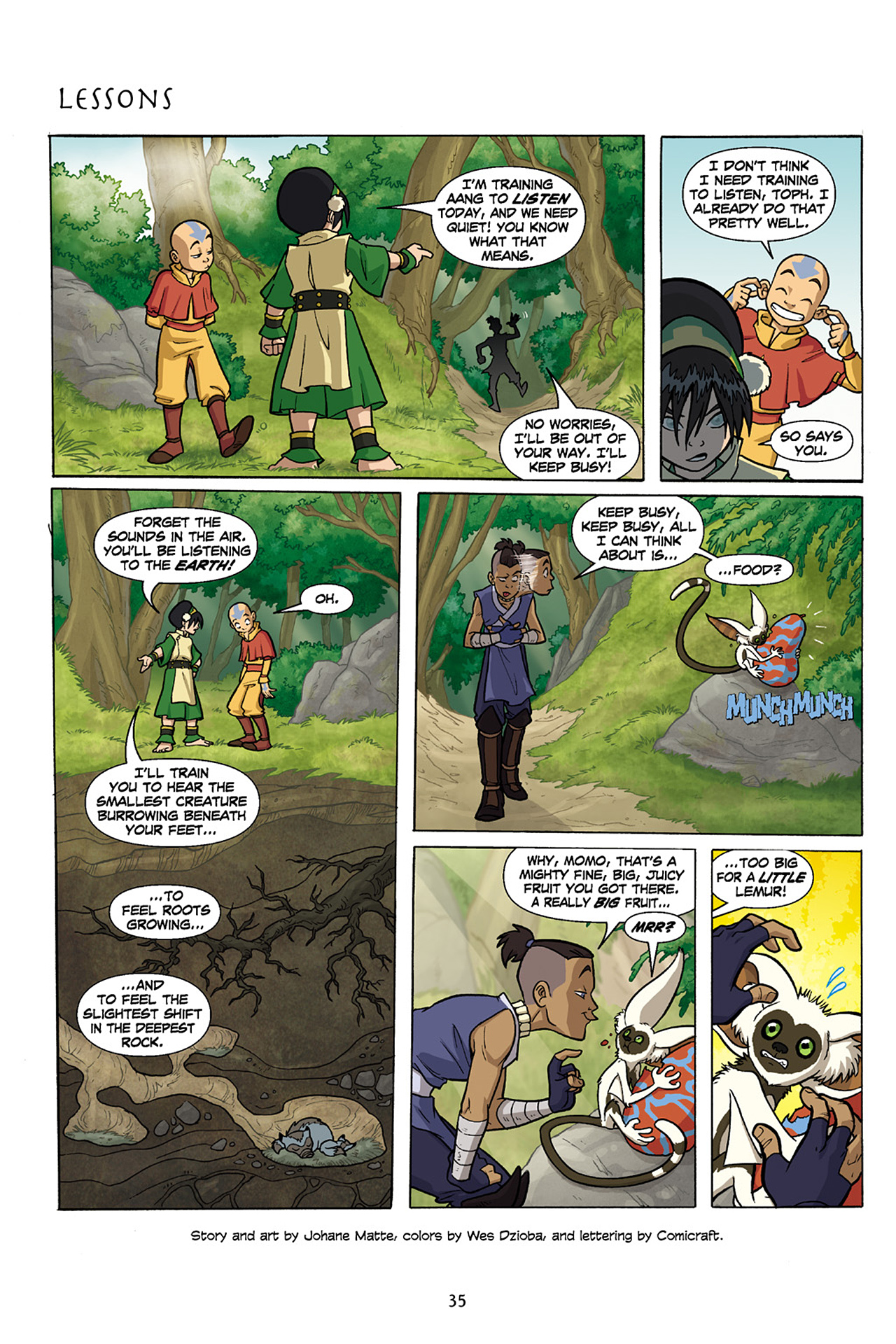 Read online Nickelodeon Avatar: The Last Airbender - The Lost Adventures comic -  Issue # Full - 36