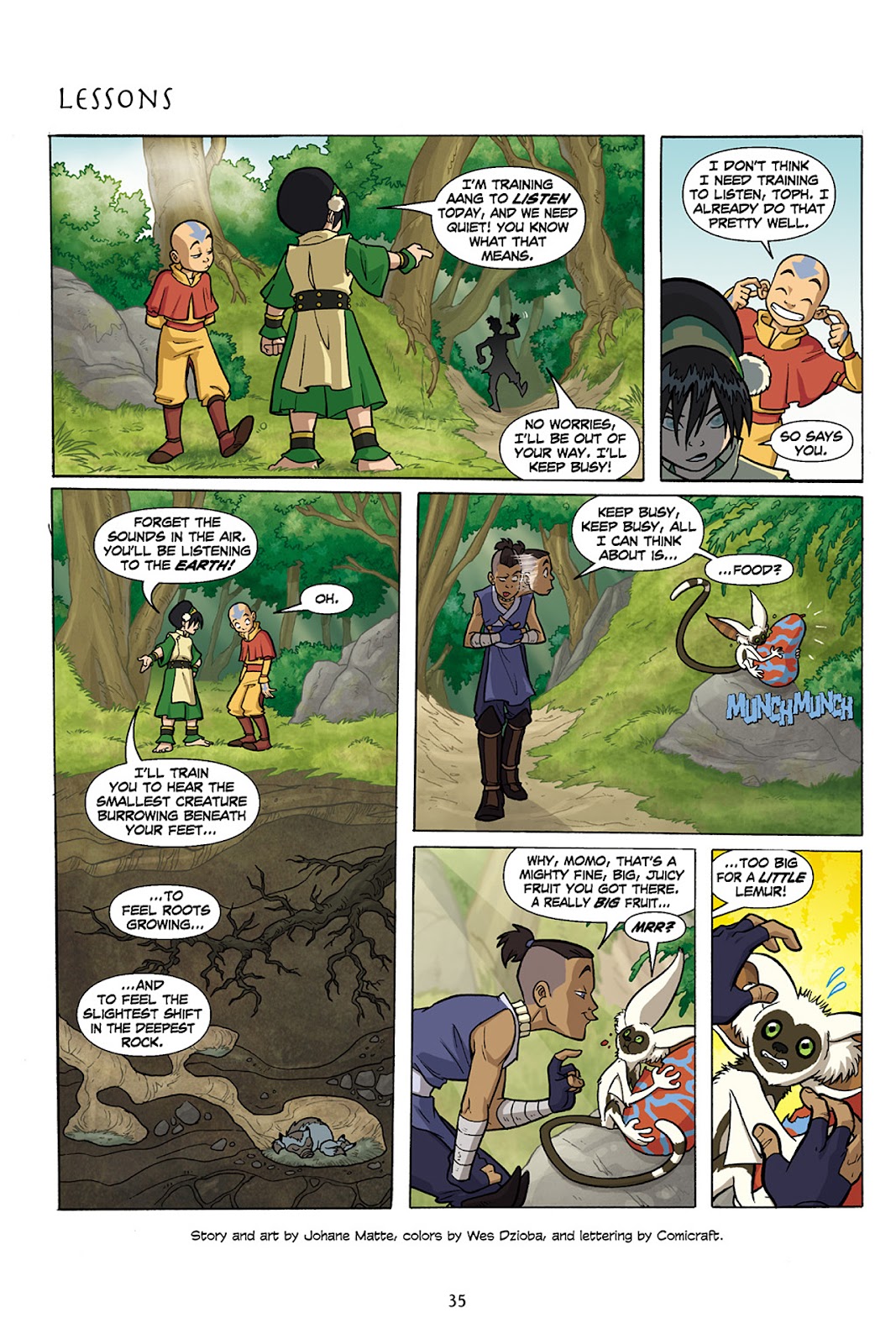 Nickelodeon Avatar: The Last Airbender - The Lost Adventures issue Full - Page 36