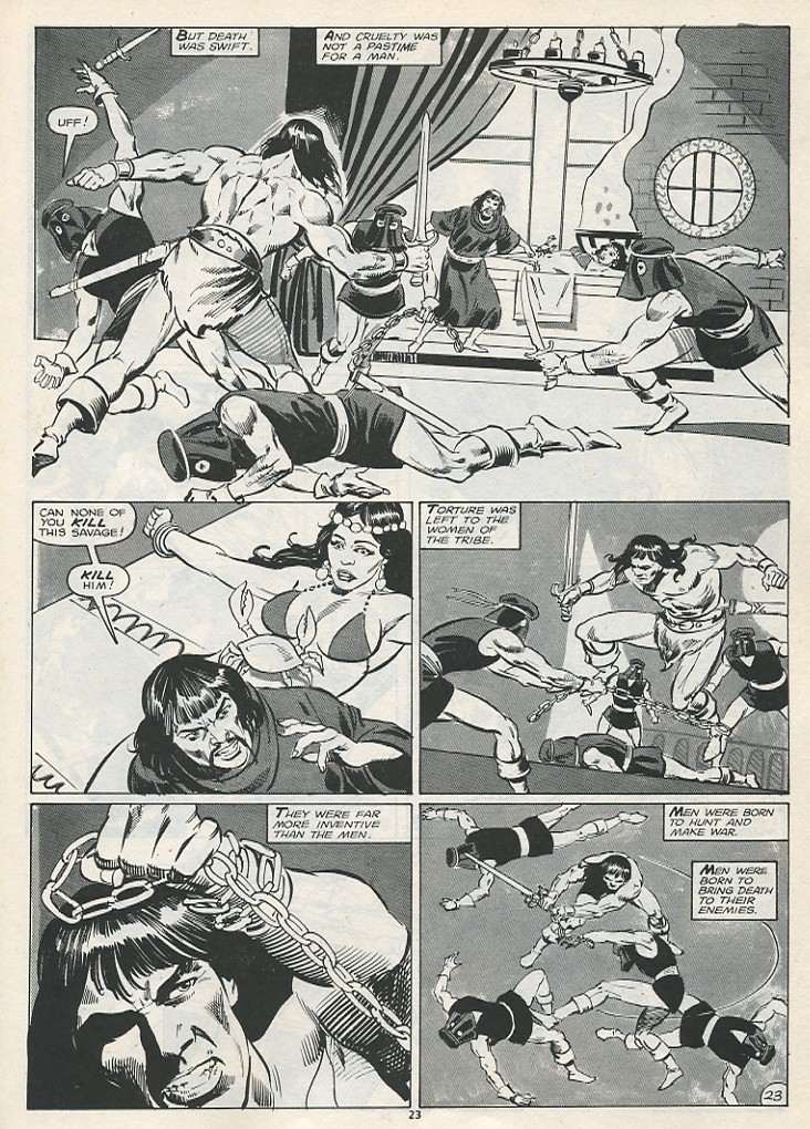 Read online The Savage Sword Of Conan comic -  Issue #177 - 25
