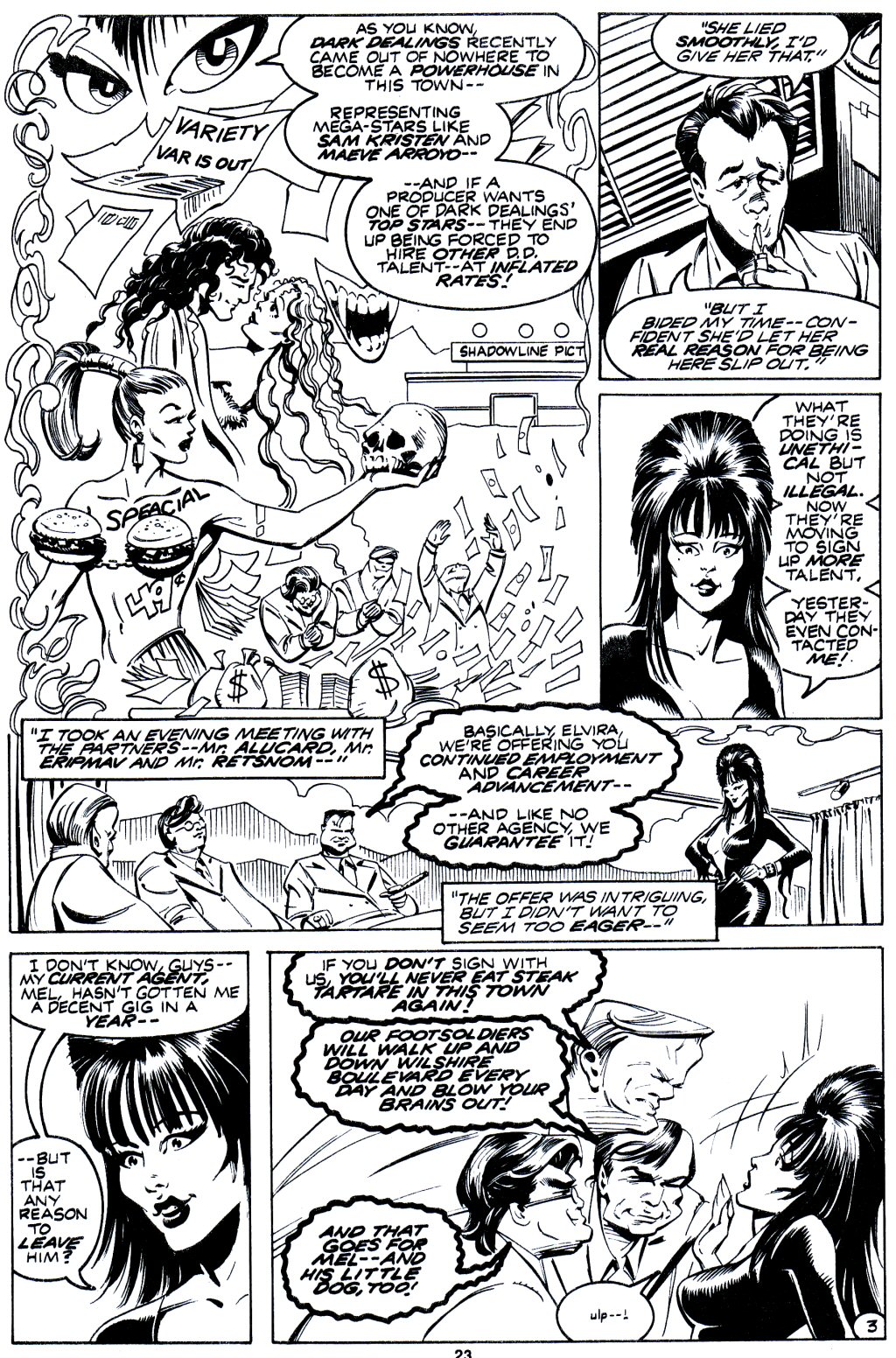 Read online Elvira, Mistress of the Dark comic -  Issue #9 - 25