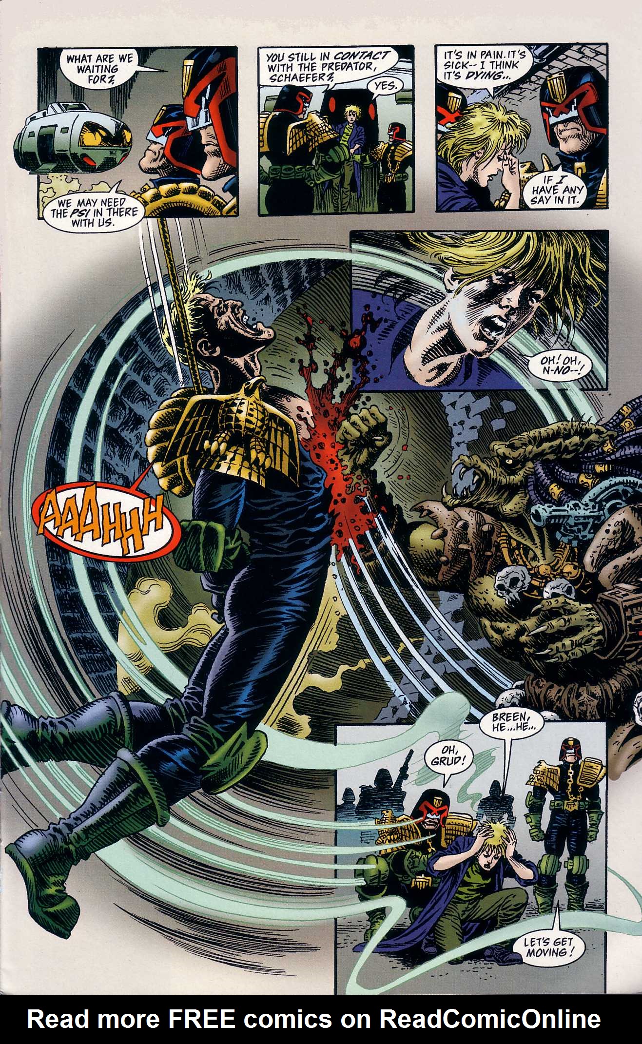 Read online Predator Versus Judge Dredd comic -  Issue #3 - 7