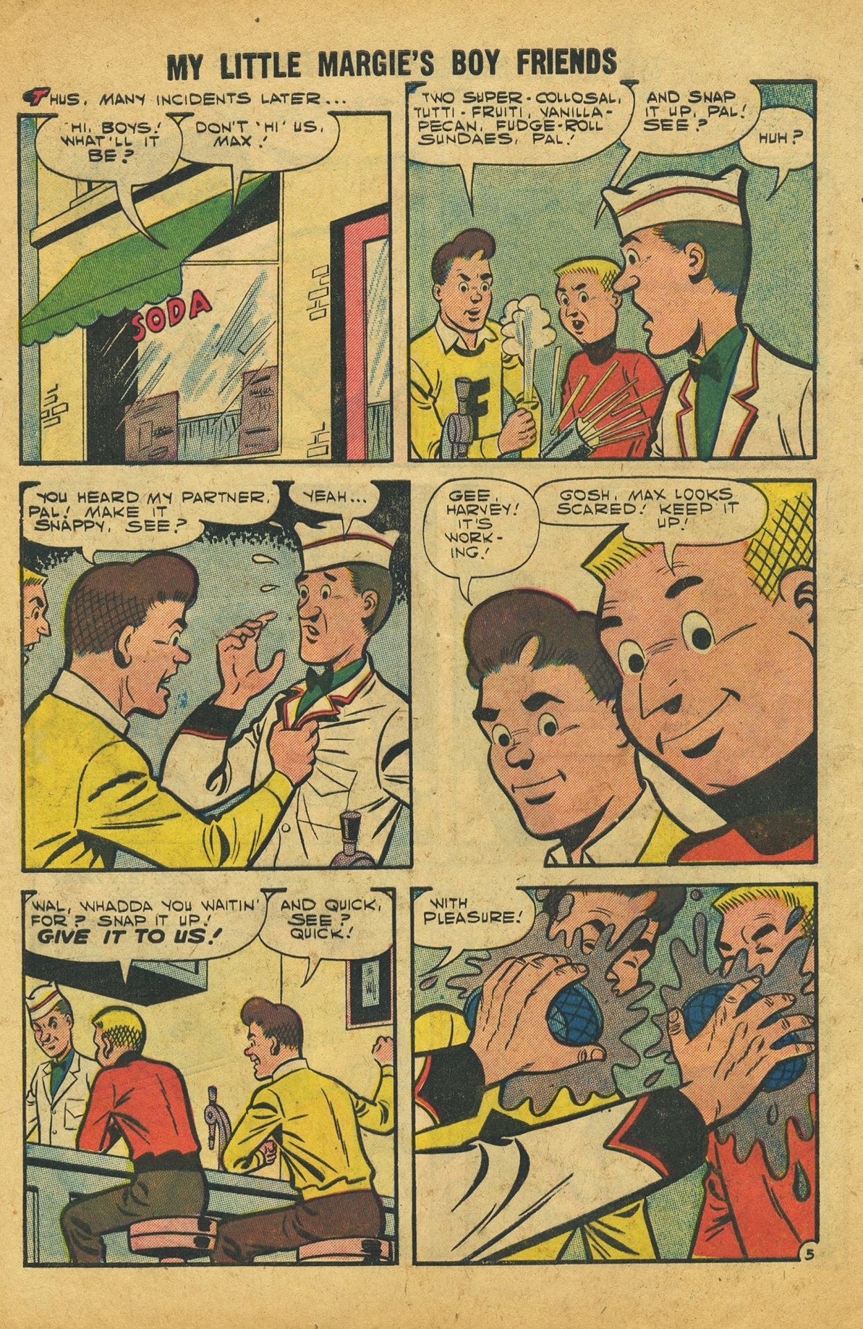 Read online My Little Margie's Boy Friends comic -  Issue #9 - 8