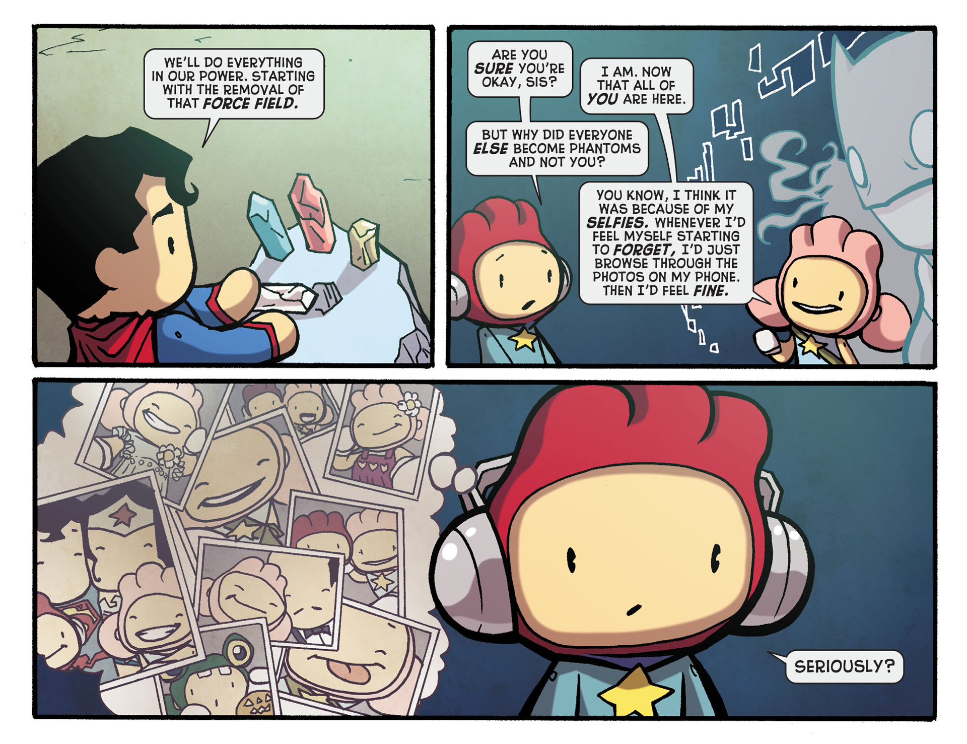 Read online Scribblenauts Unmasked: A Crisis of Imagination comic -  Issue #11 - 14