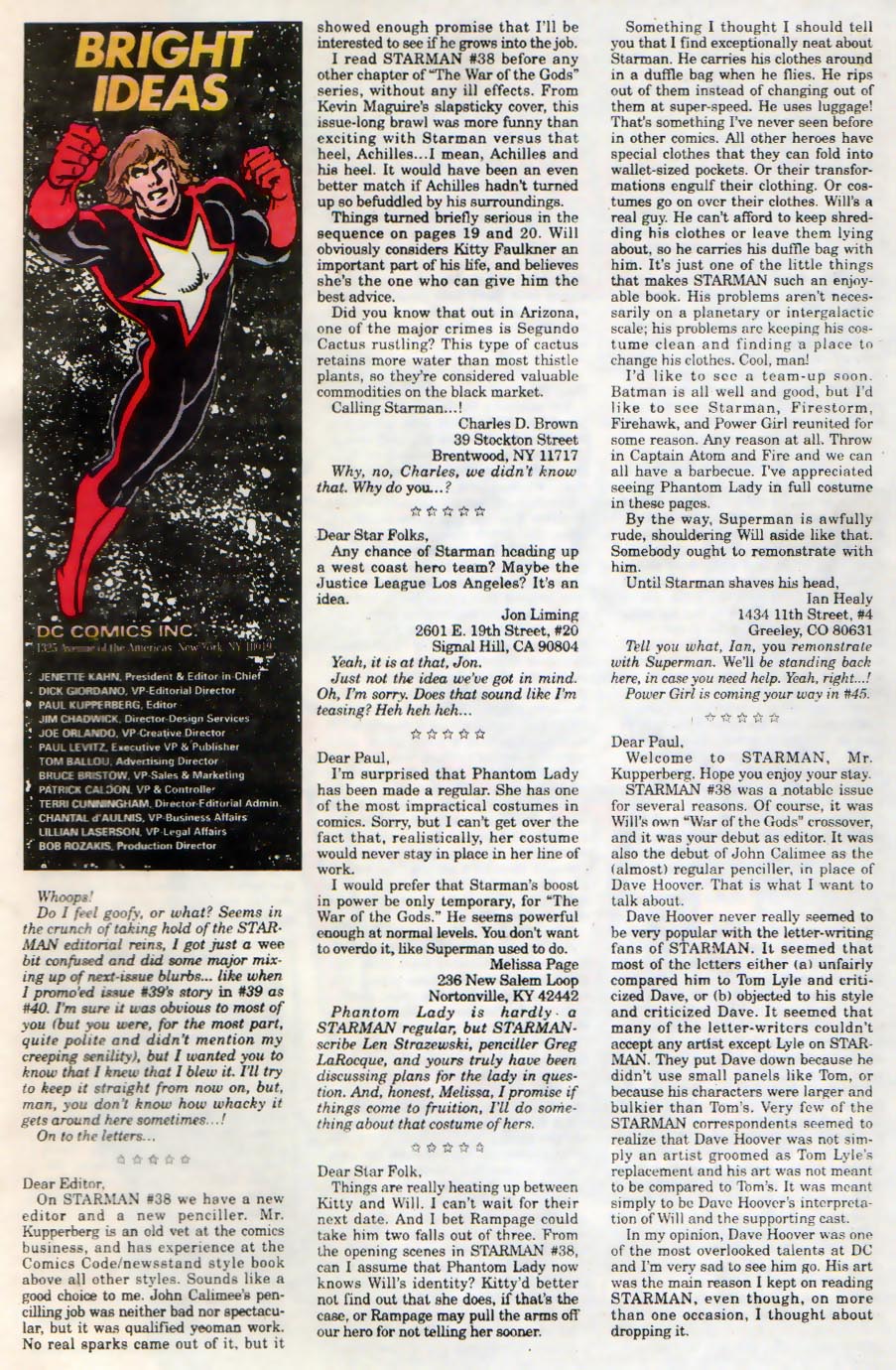 Starman (1988) Issue #42 #42 - English 23