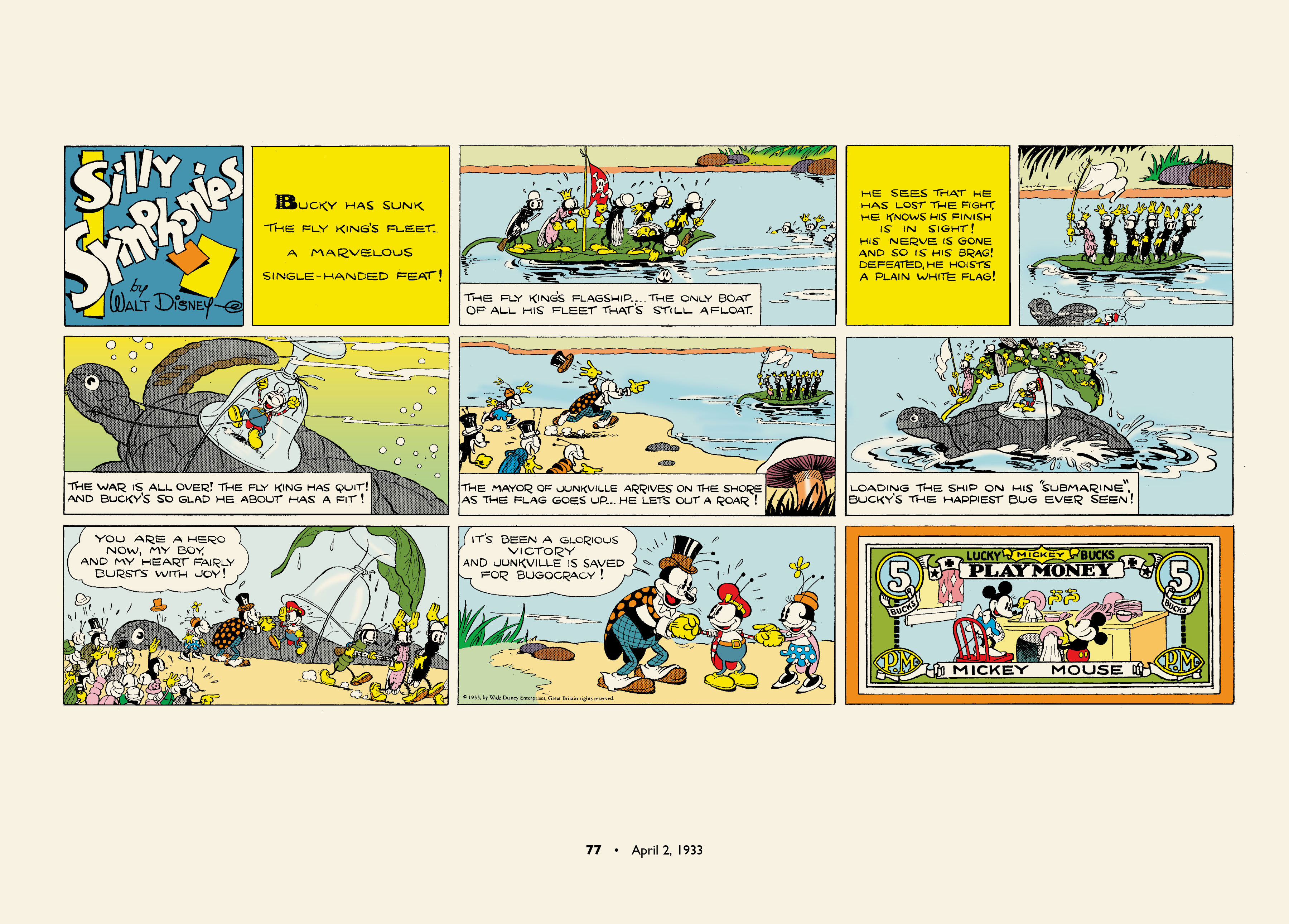 Read online Walt Disney's Silly Symphonies 1932-1935: Starring Bucky Bug and Donald Duck comic -  Issue # TPB (Part 1) - 77