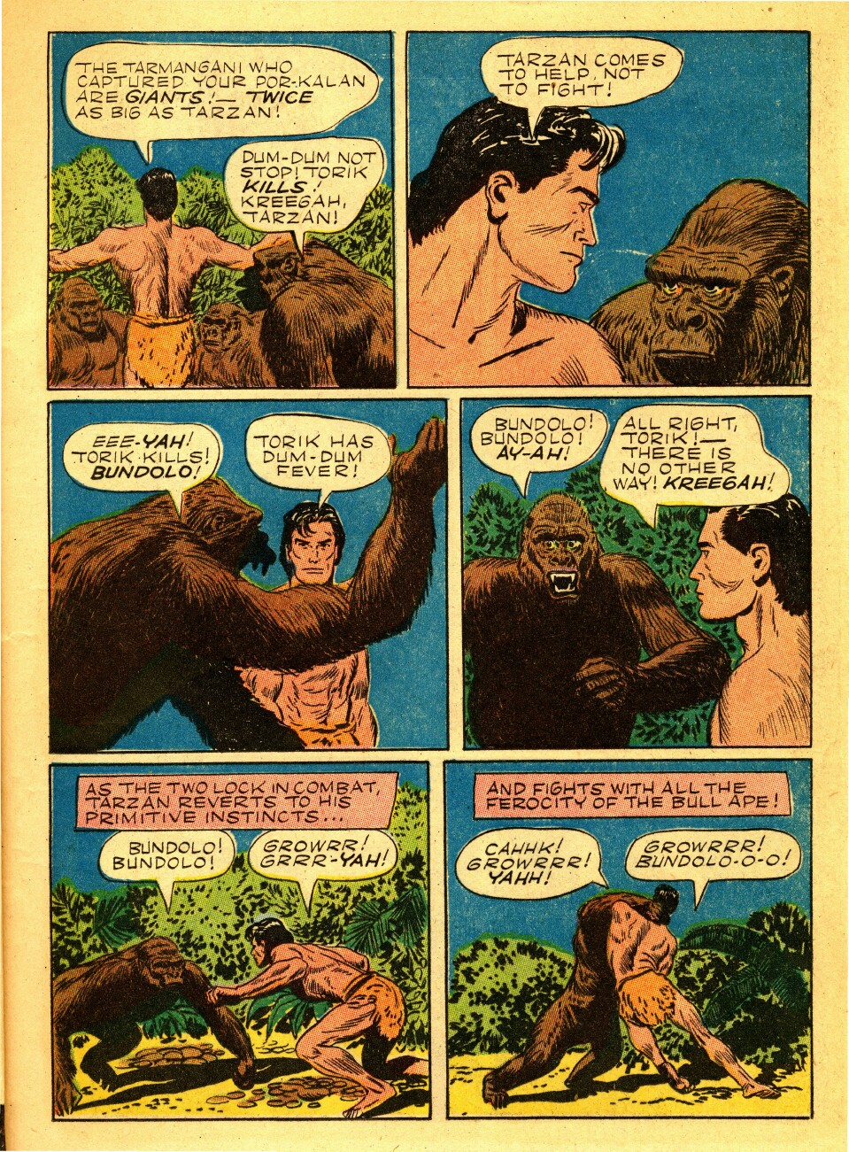 Read online Tarzan (1948) comic -  Issue #37 - 9