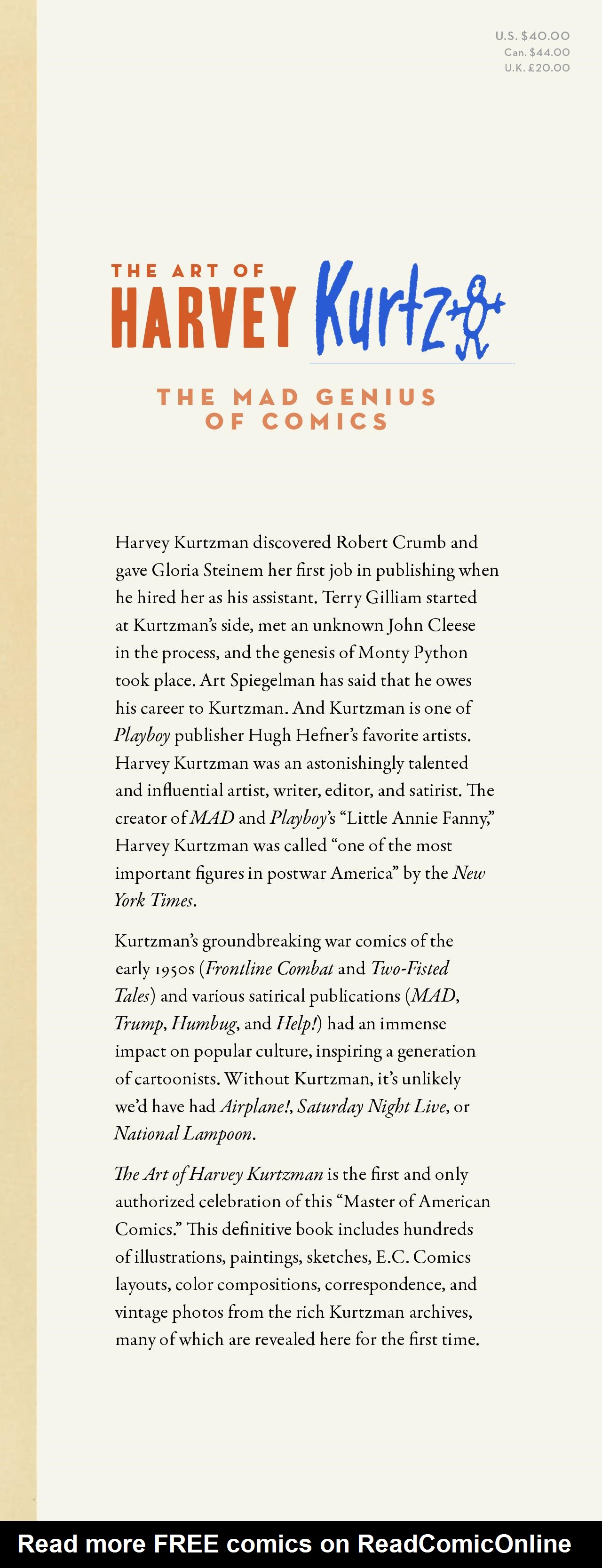 Read online The Art of Harvey Kurtzman comic -  Issue # TPB (Part 1) - 2